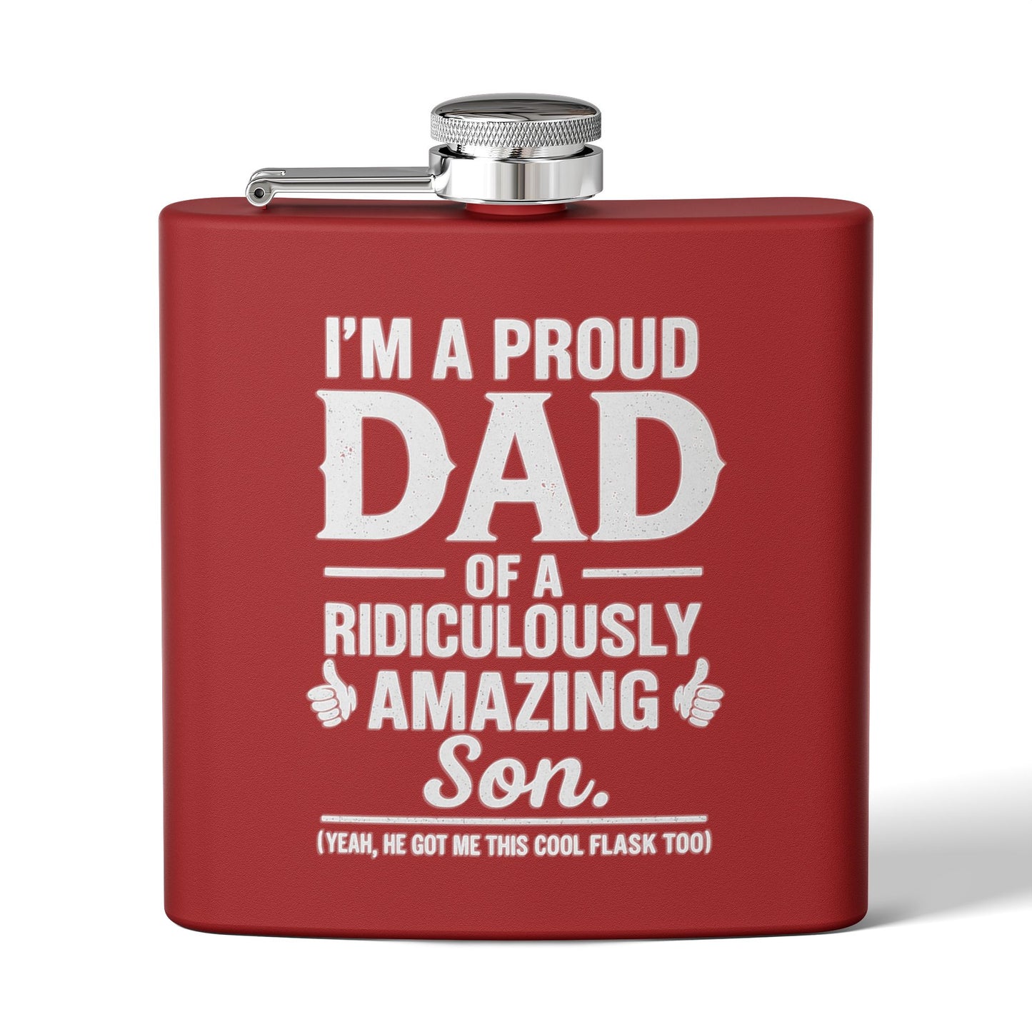 I’m A Proud Dad - Stainless Steel Flask