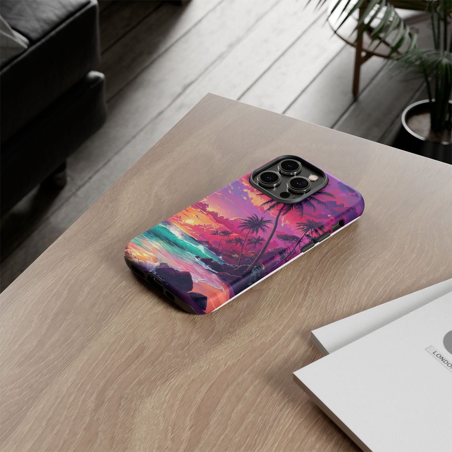 Sunset Paradise Beach - Phone Case