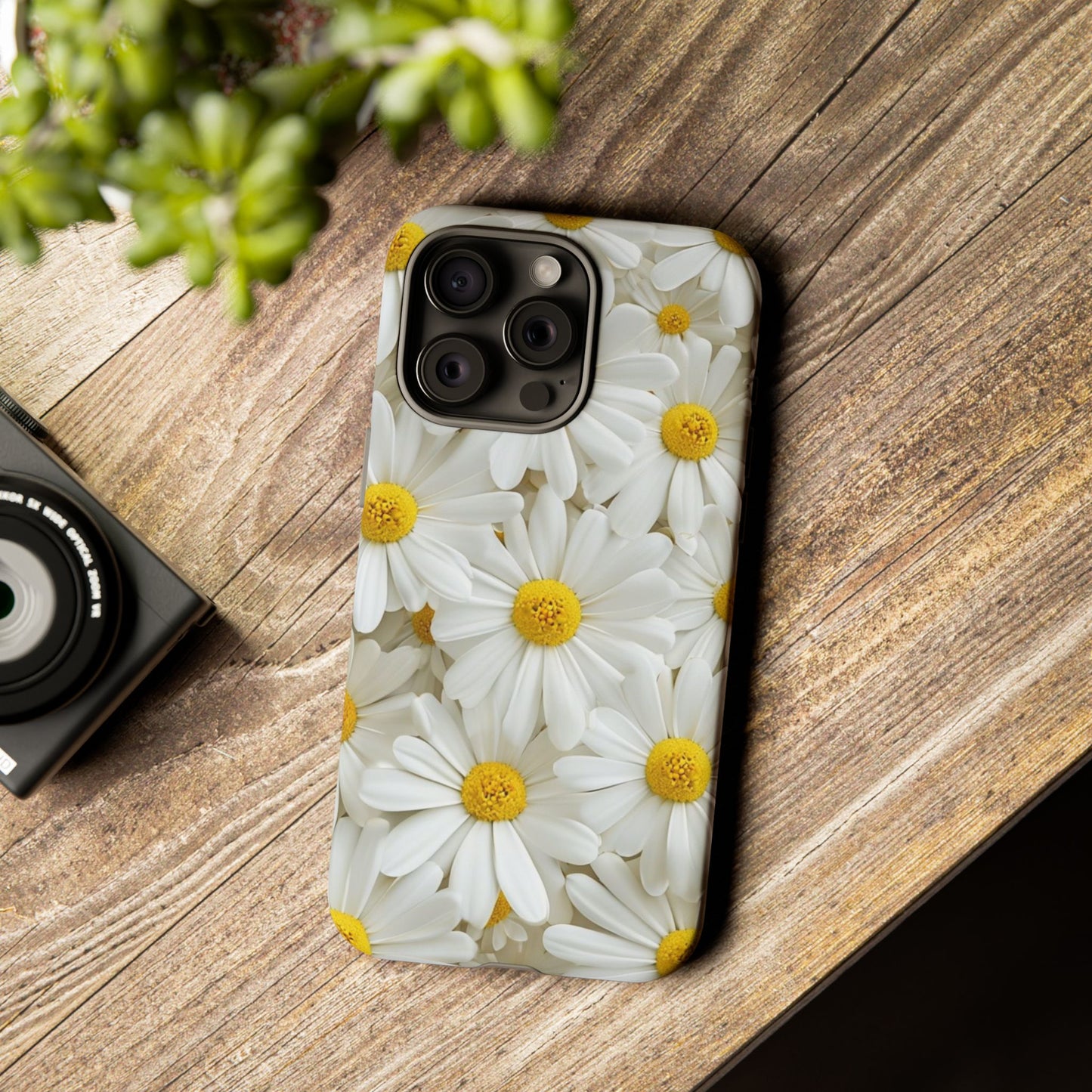 Blooming White Daisy - Phone Case