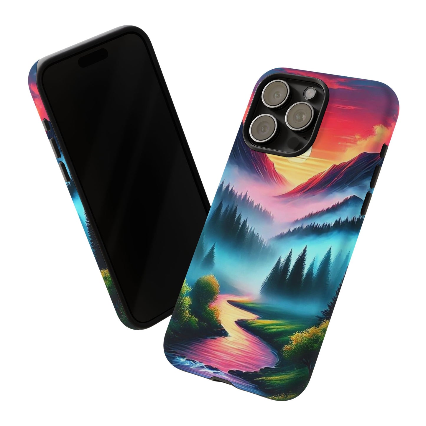 Misty Mountain River - Phone Case
