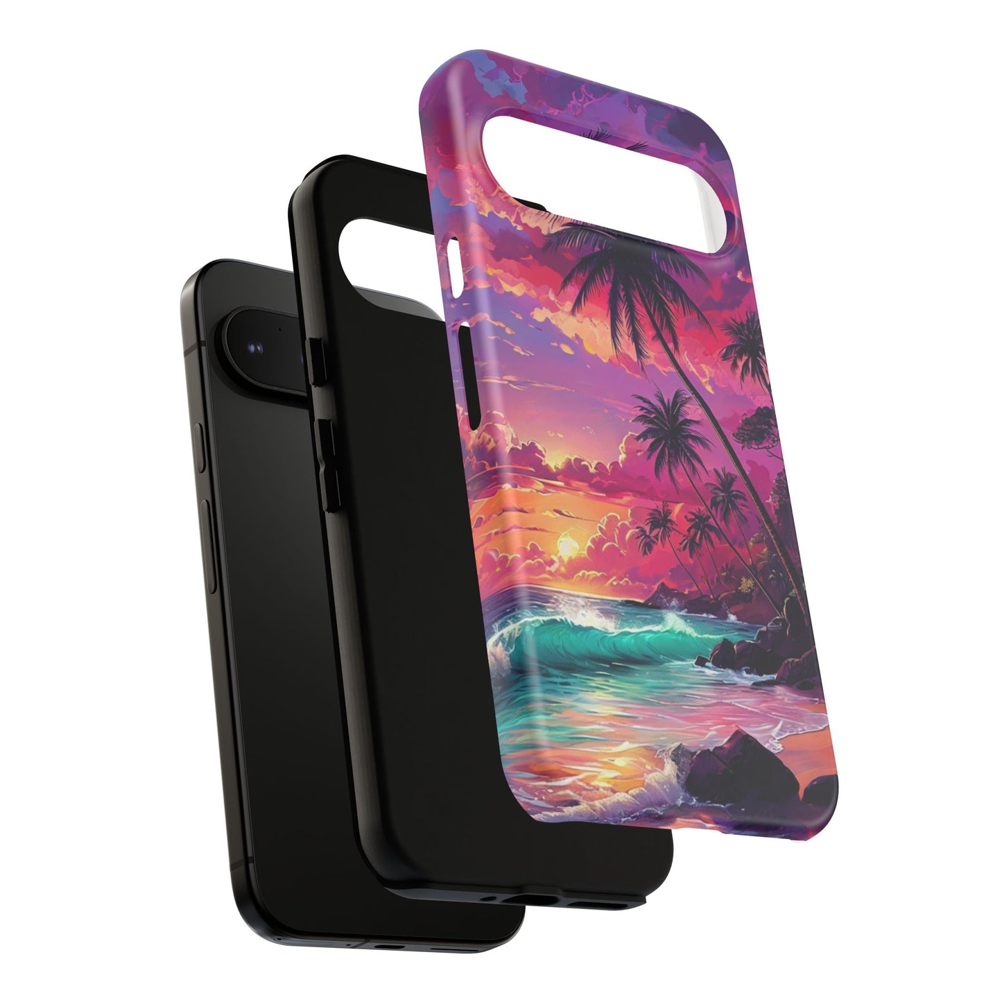 Sunset Paradise Beach - Phone Case