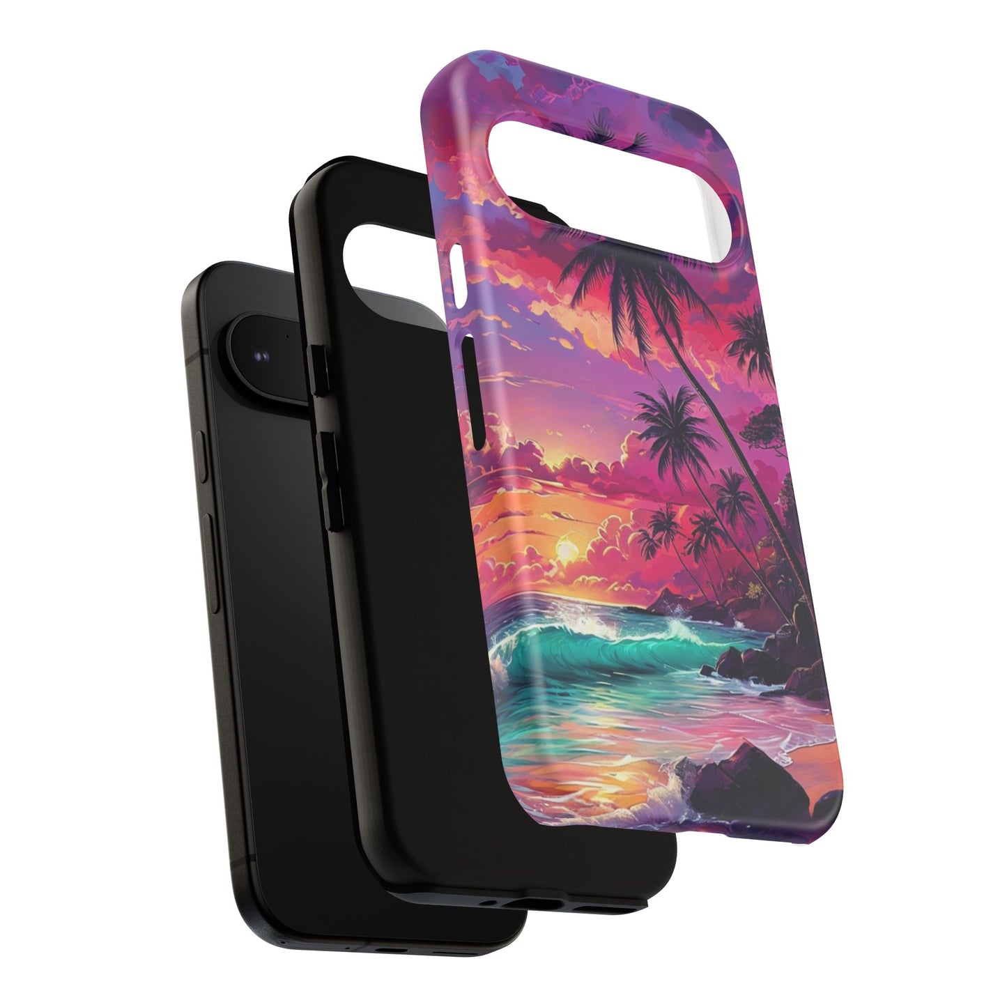 Sunset Paradise Beach - Phone Case