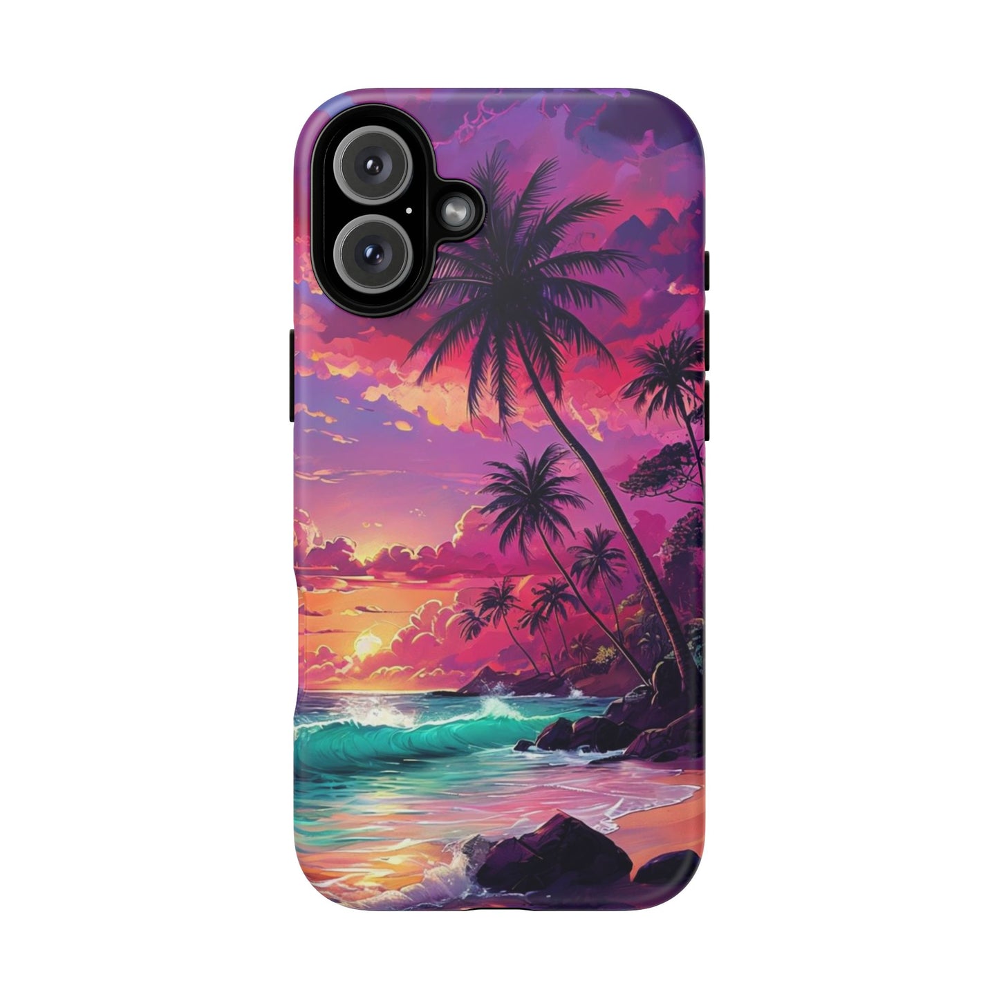 Sunset Paradise Beach - Phone Case