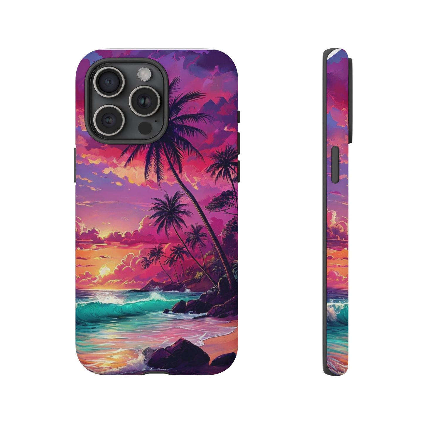 Sunset Paradise Beach - Phone Case