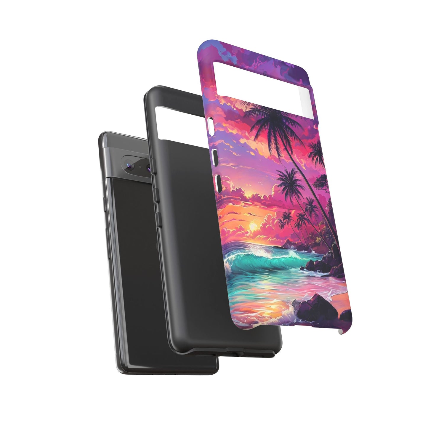 Sunset Paradise Beach - Phone Case