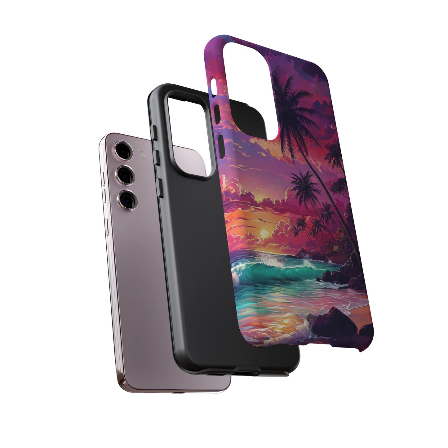 Sunset Paradise Beach - Phone Case