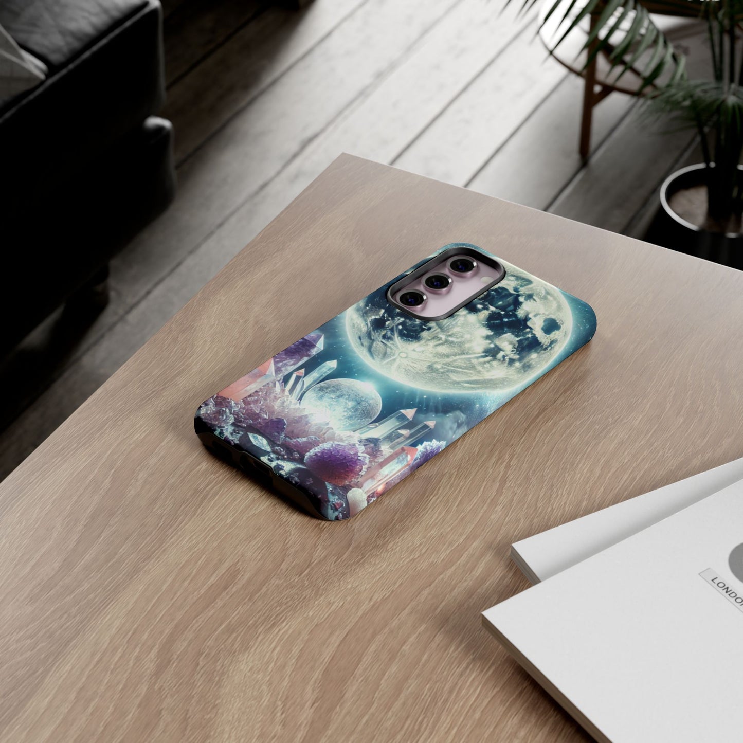Full Moon & Crystals - Phone Case