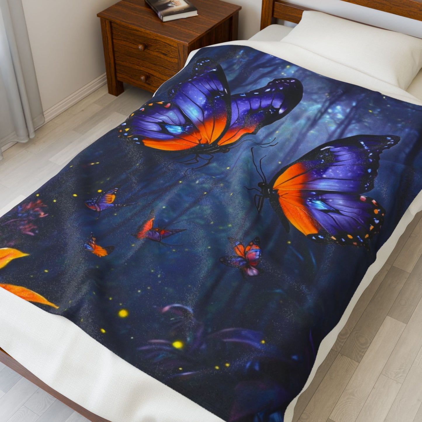 Ethereal Butterflies - Plush Blanket