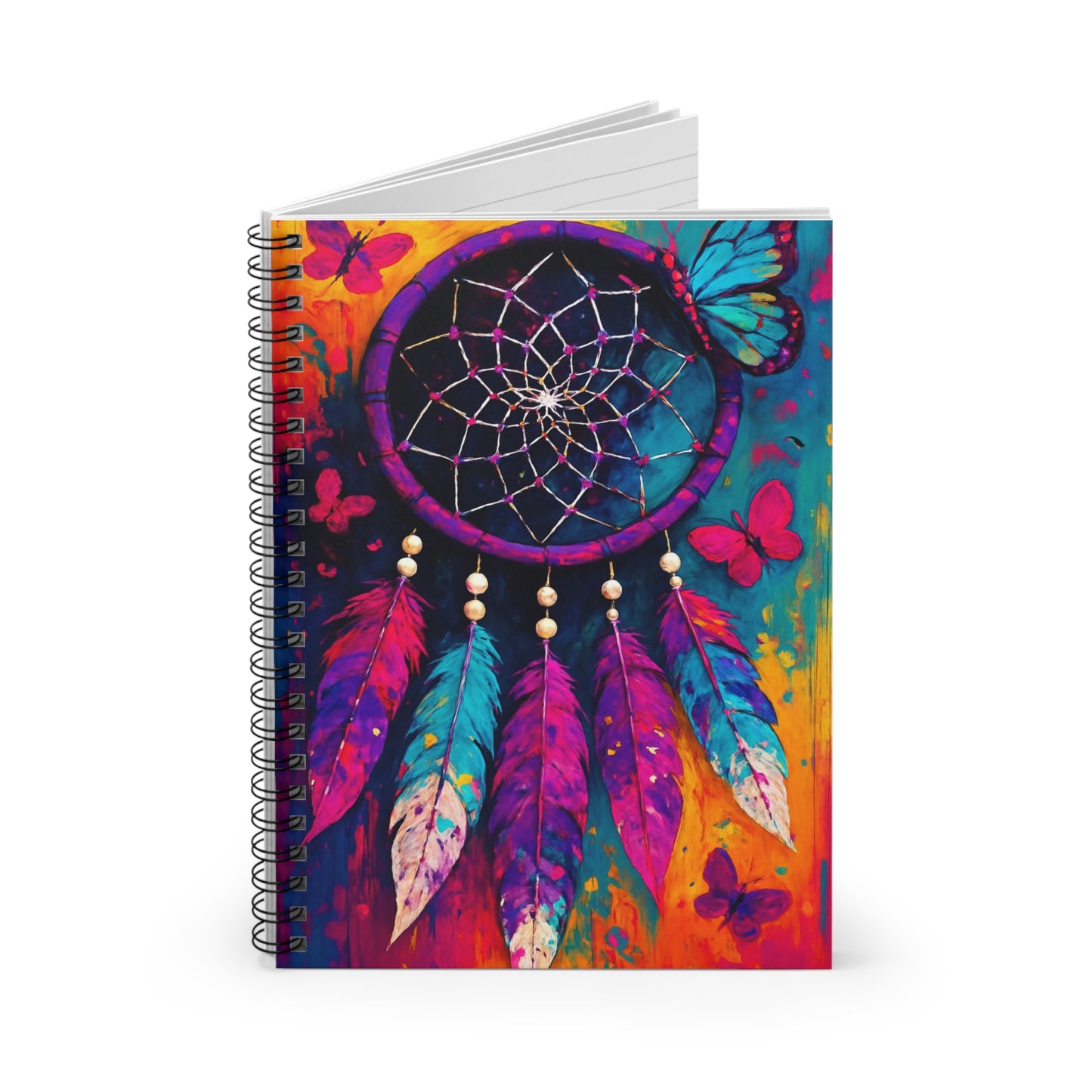 Catching Dreams & Doodles -Spiral Notebook