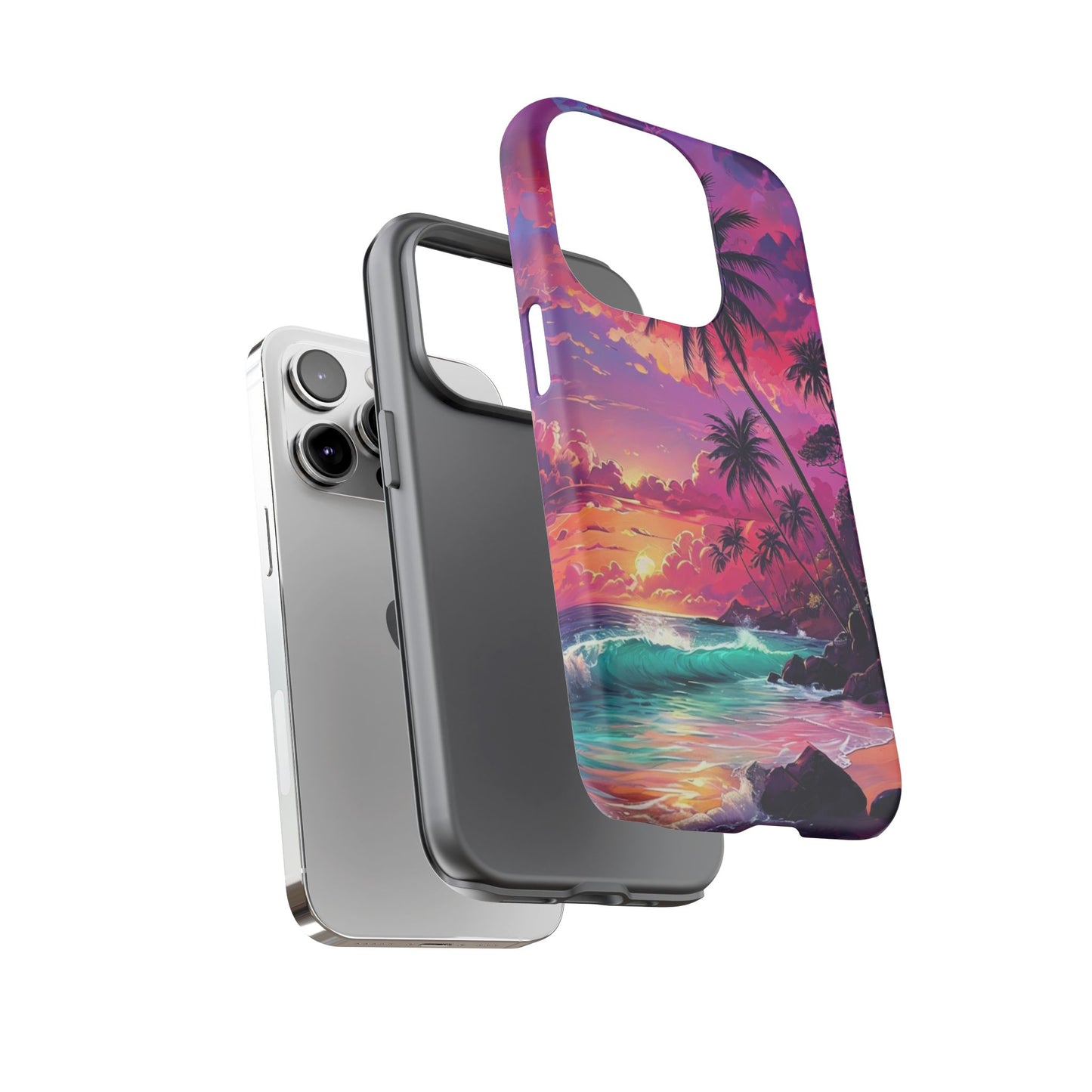 Sunset Paradise Beach - Phone Case
