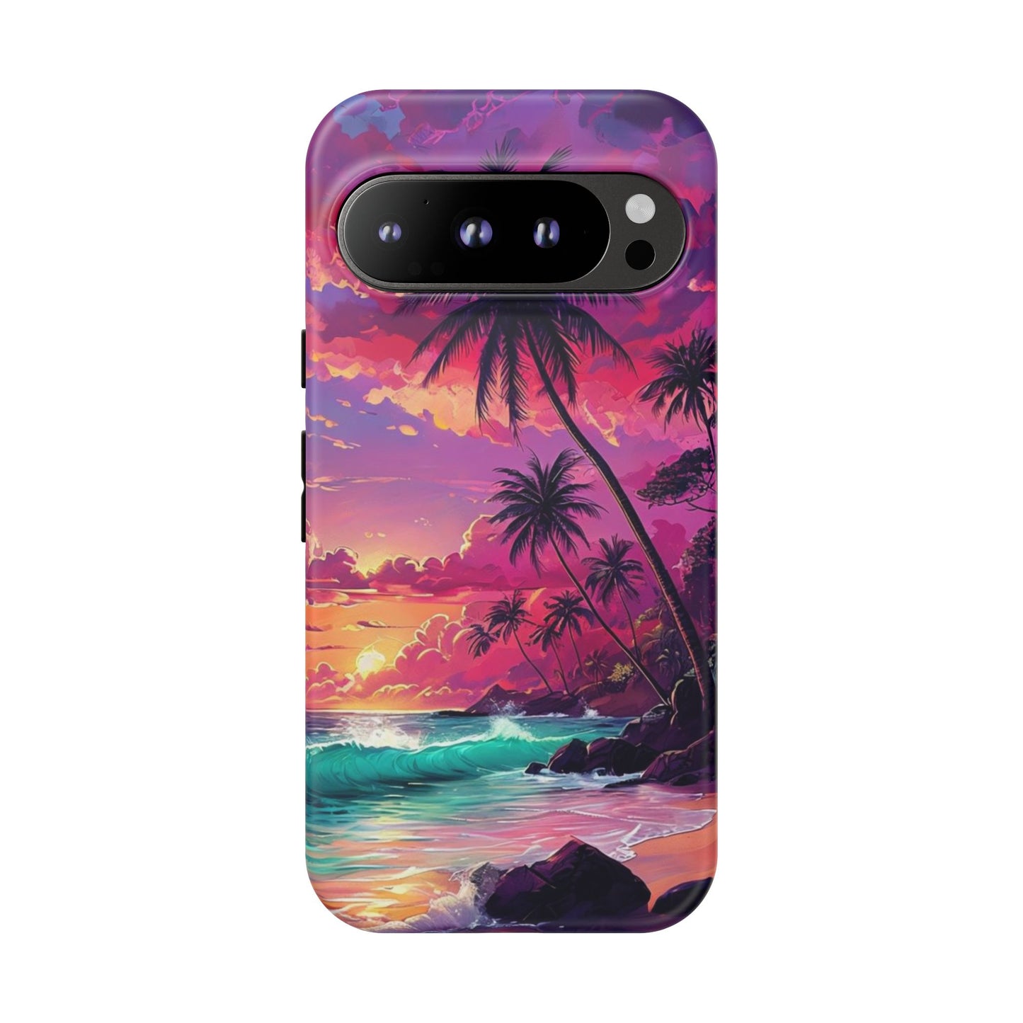 Sunset Paradise Beach - Phone Case