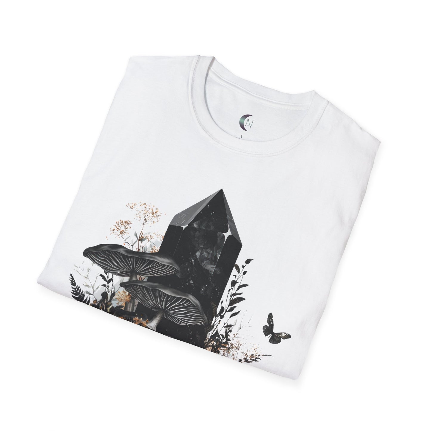 Black Crystal - Unisex Softstyle T-Shirt
