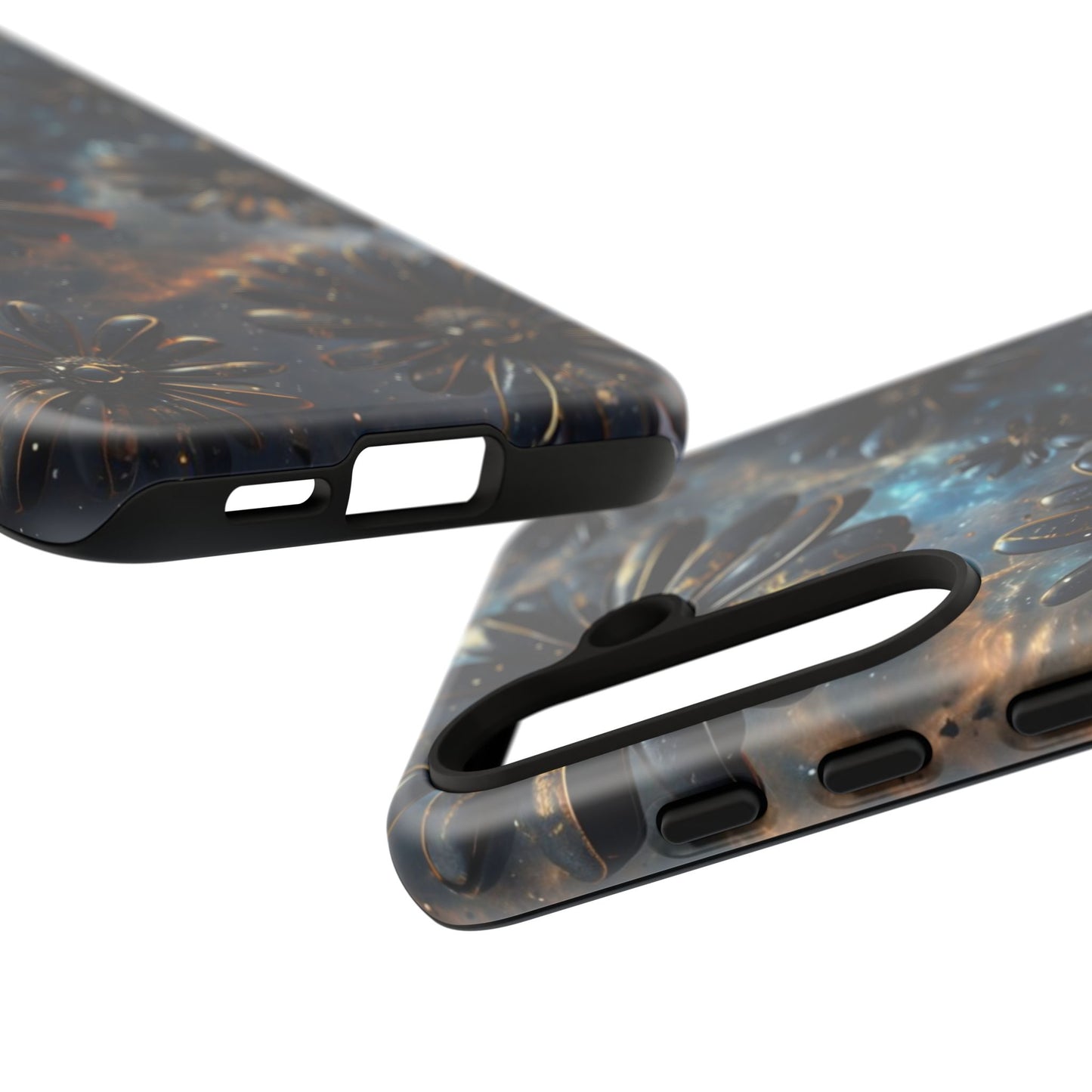 Galactic Black Daisy - Phone Case