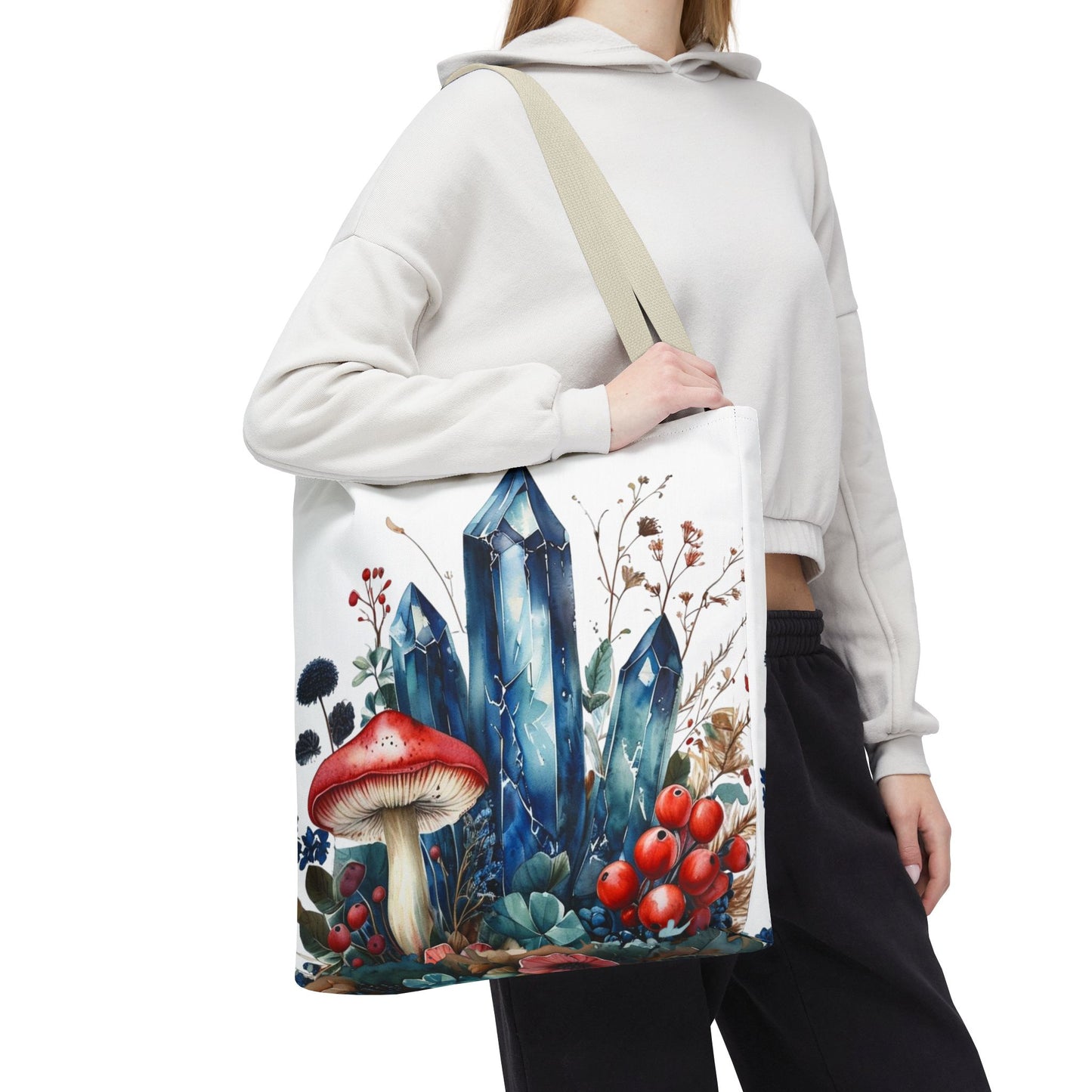 Whimsical Blue Crystals - Tote Bag