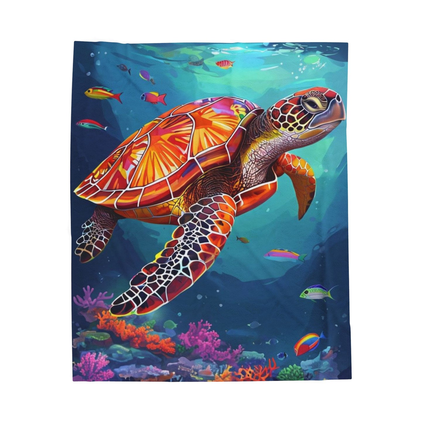 Sea Turtle - Plush Blanket