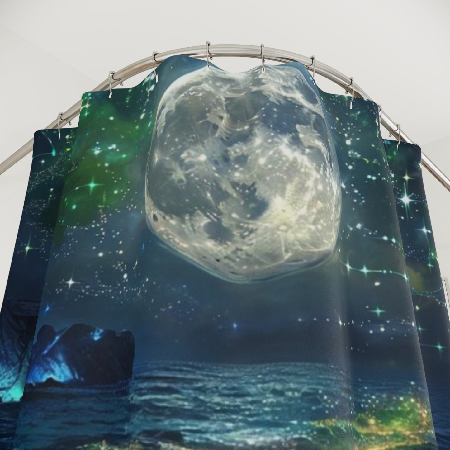 Starry Night Glow - Shower Curtain