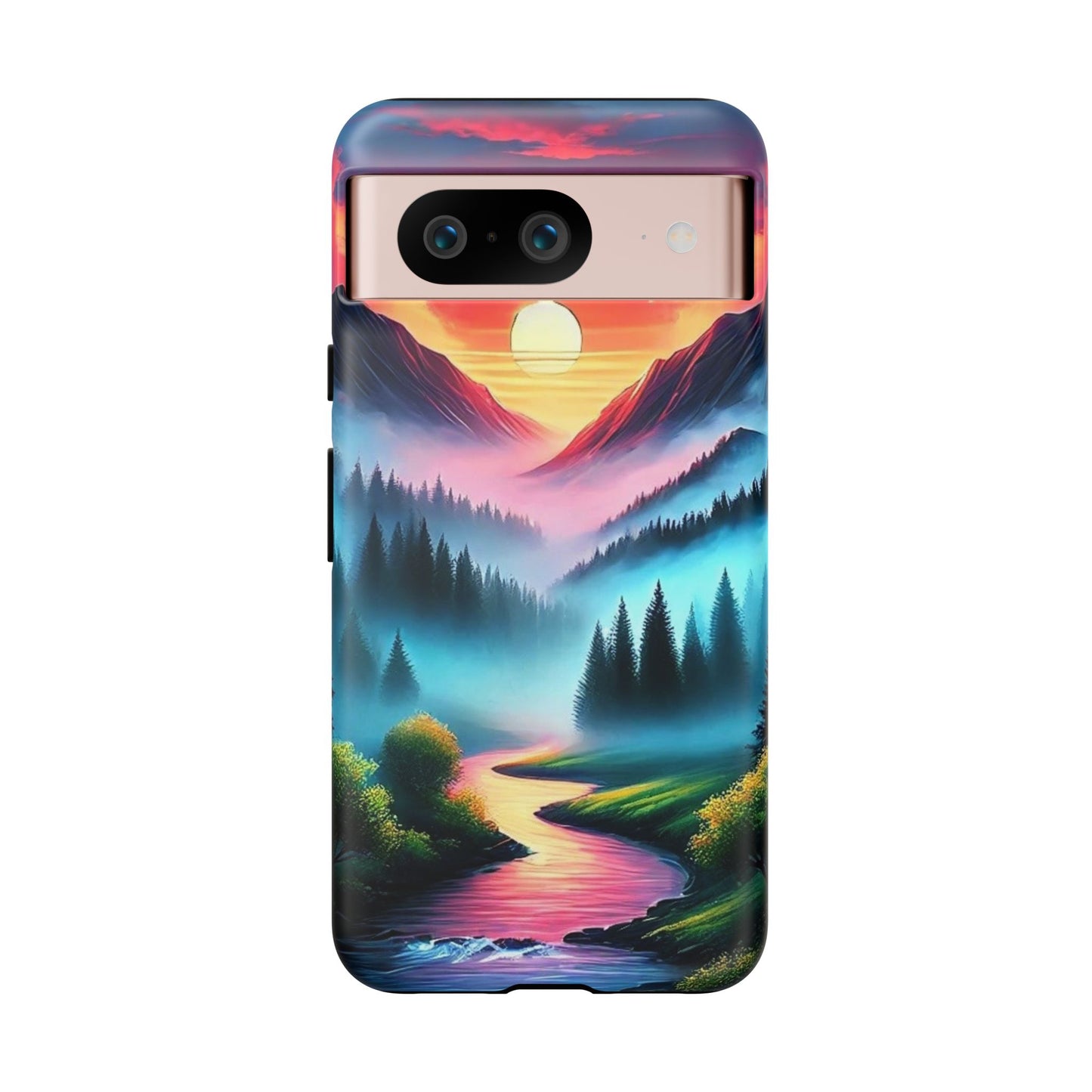 Misty Mountain River - Phone Case