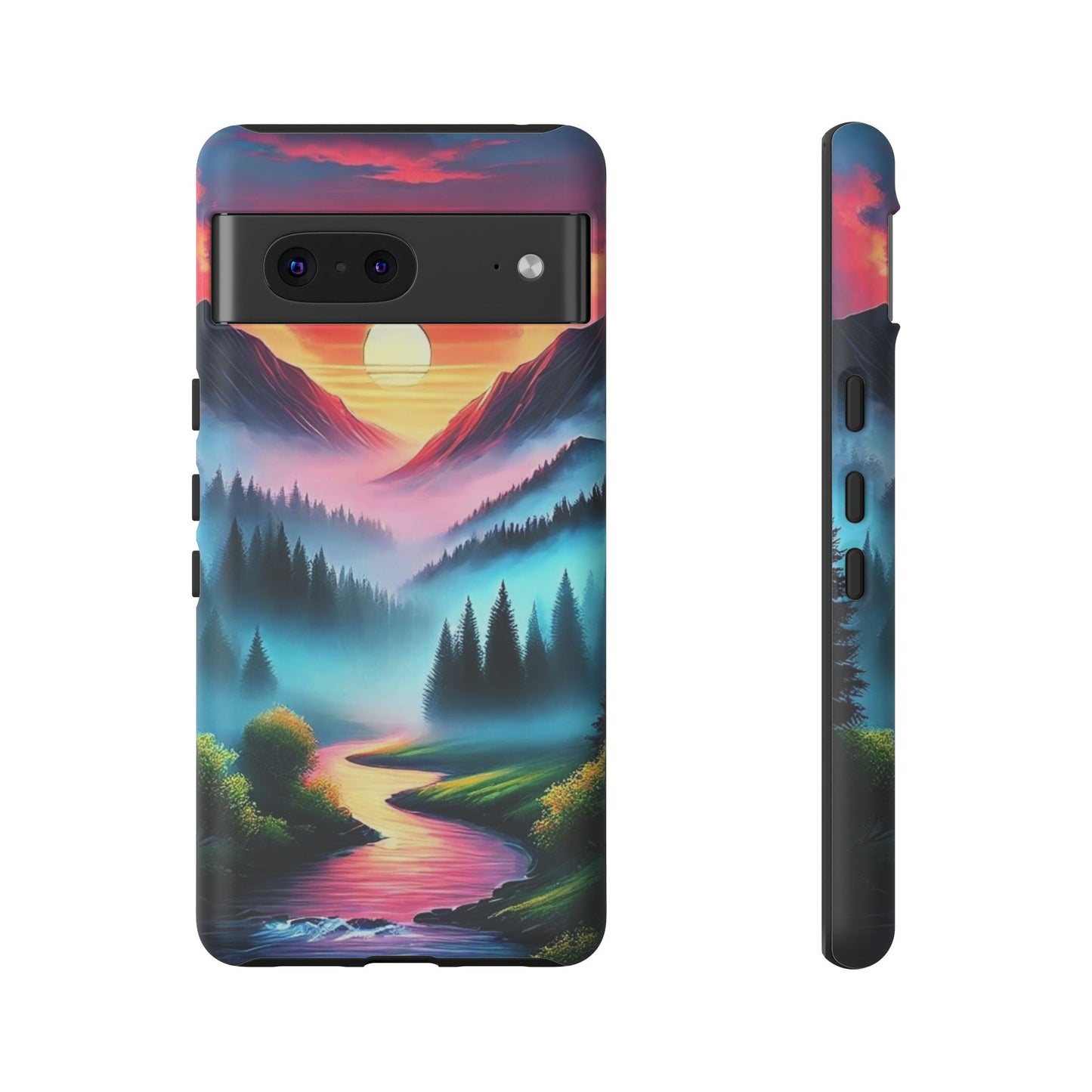 Misty Mountain River - Phone Case