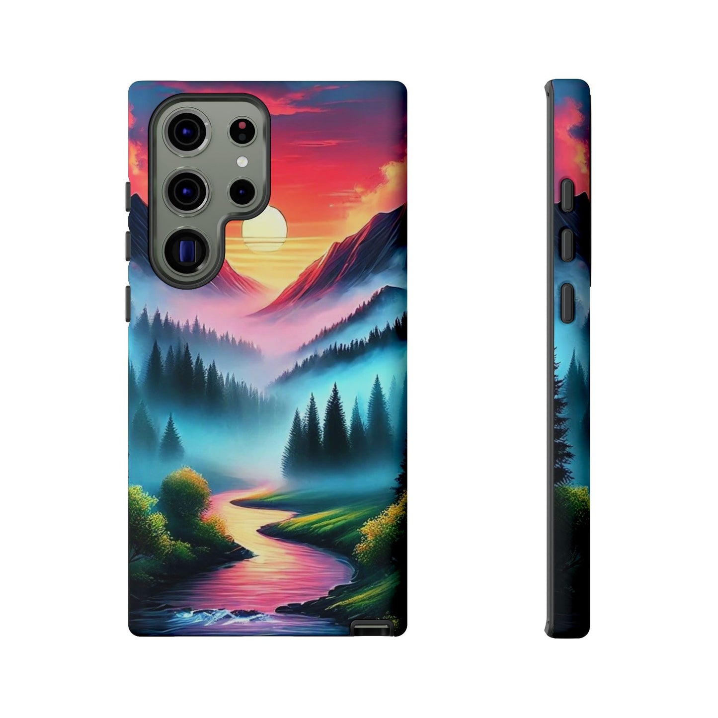 Misty Mountain River - Phone Case
