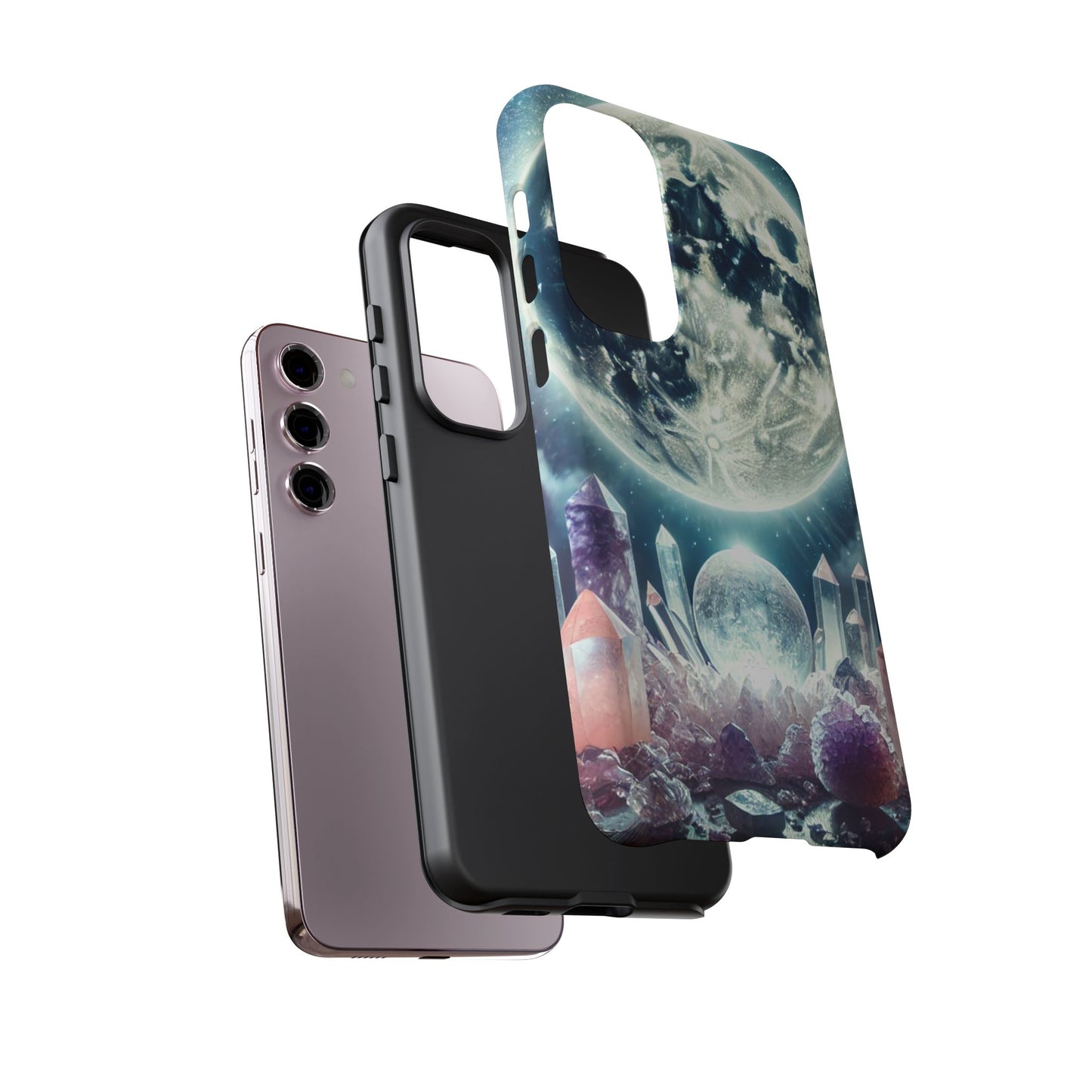 Full Moon & Crystals - Phone Case
