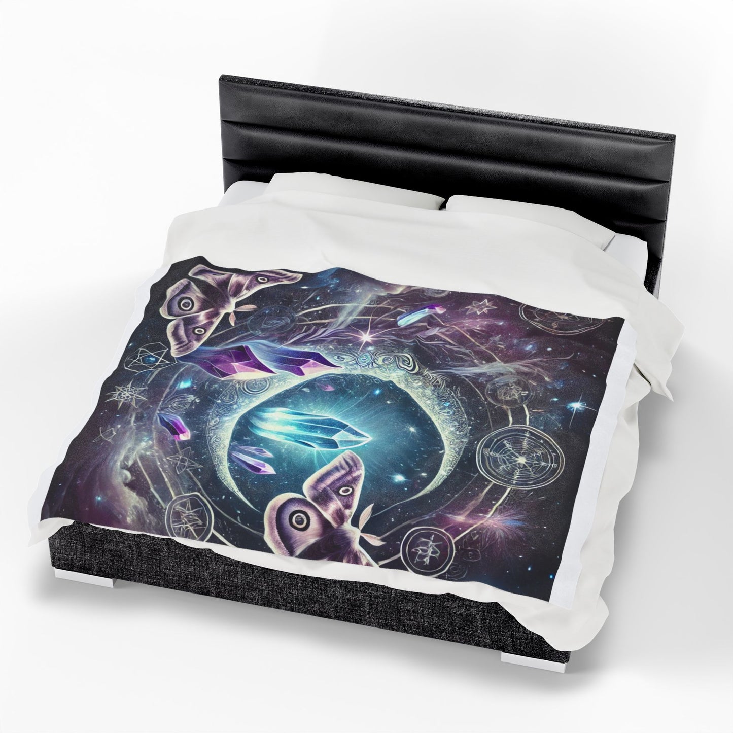 Celestial Crystal Dream - Velveteen Plush Blanket