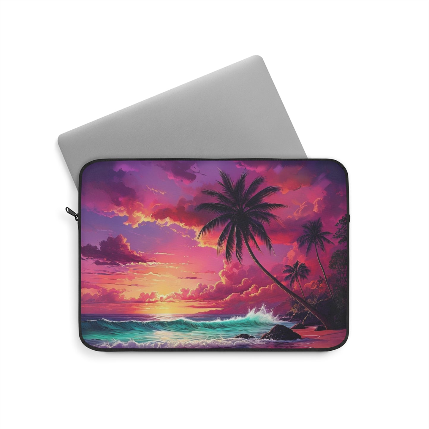 Tropical Sunset Beach - Laptop Sleeve