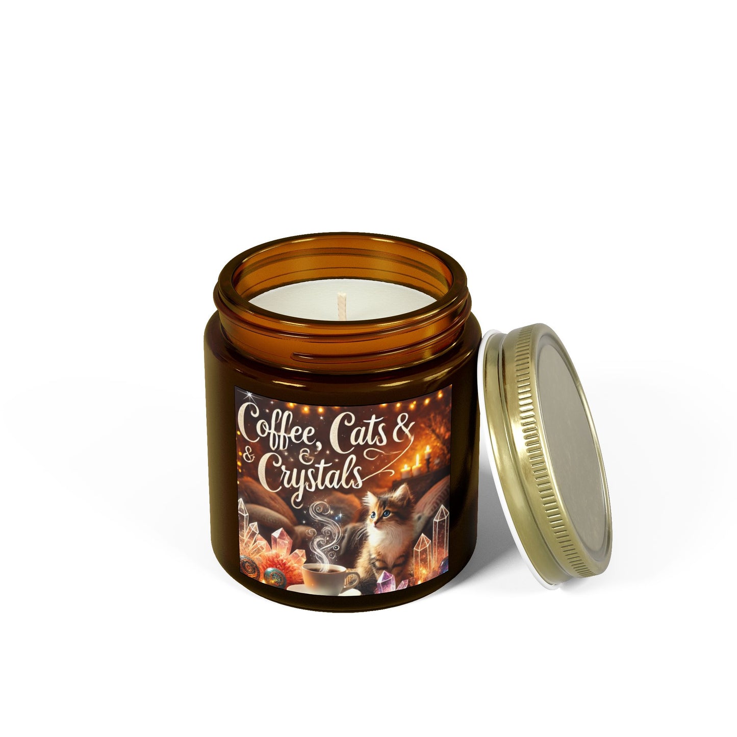 Coffee, Cats & Crystals - Candle