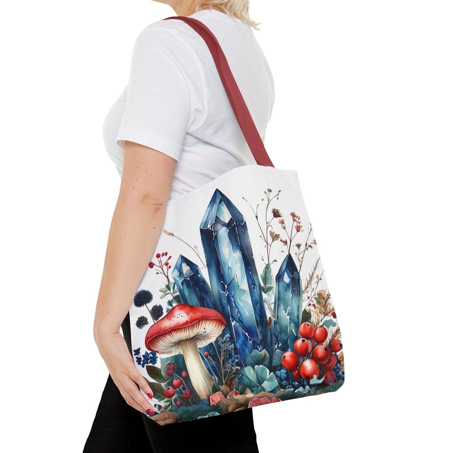 Whimsical Blue Crystals - Tote Bag