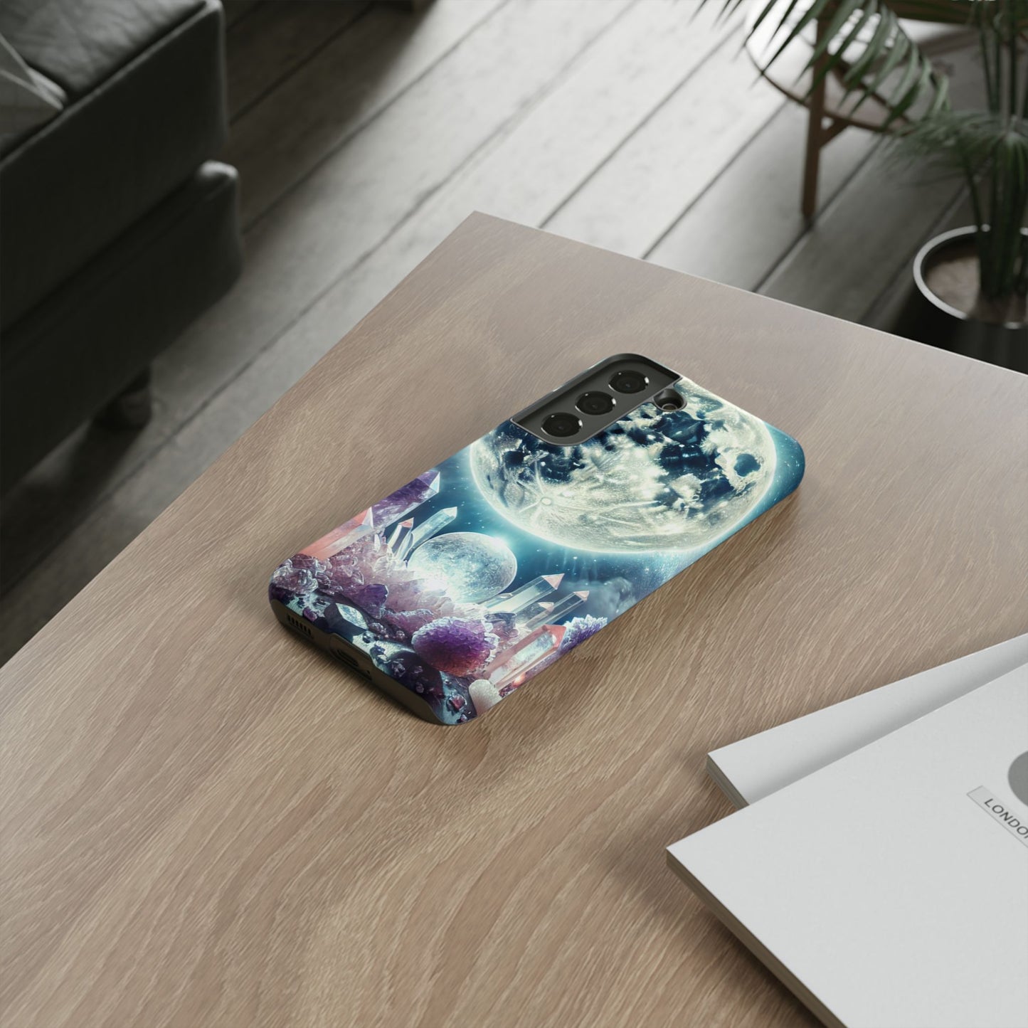 Full Moon & Crystals - Phone Case