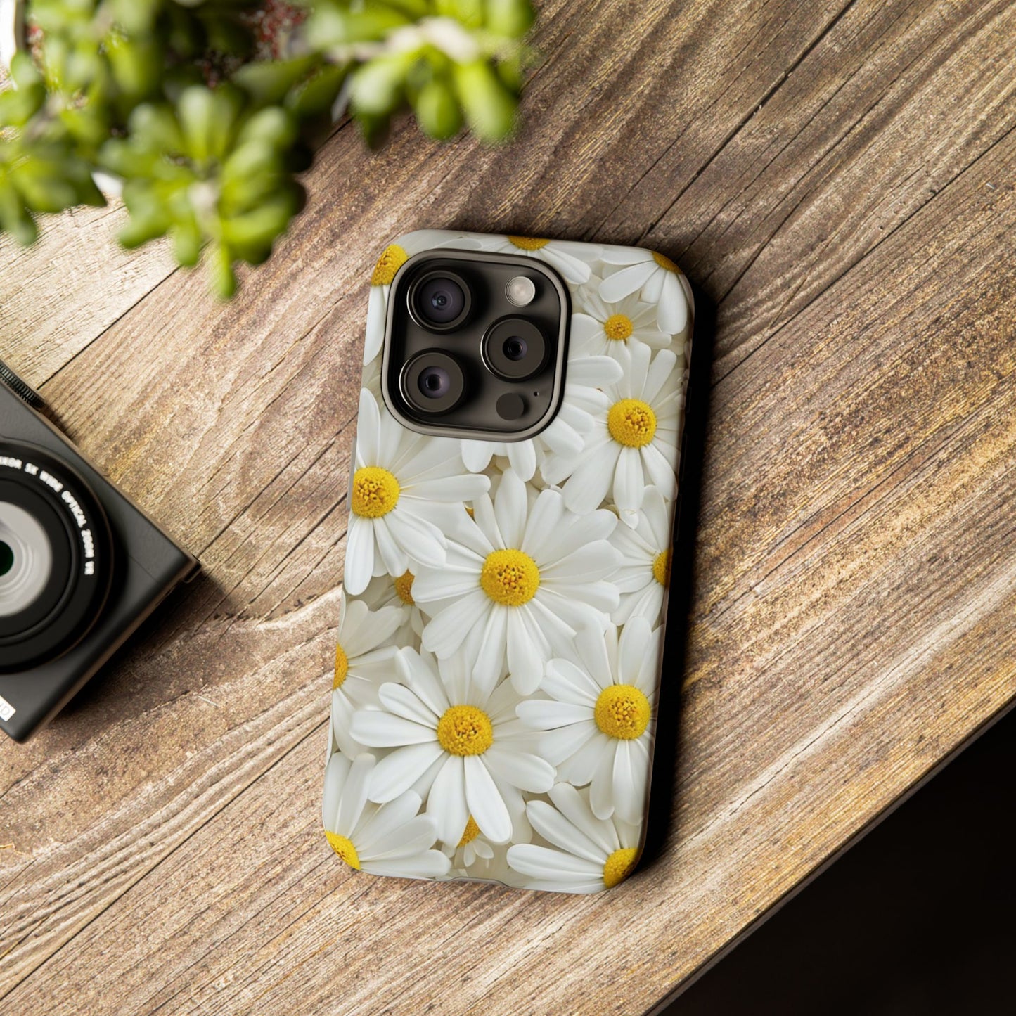 Blooming White Daisy - Phone Case