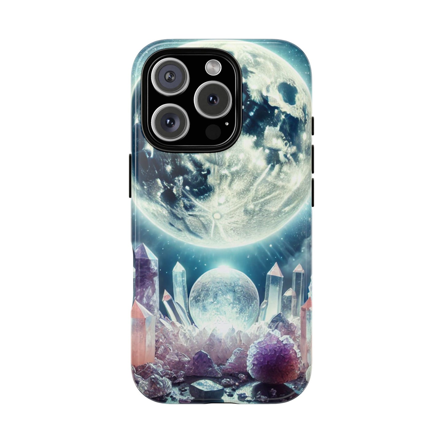 Full Moon & Crystals - Phone Case