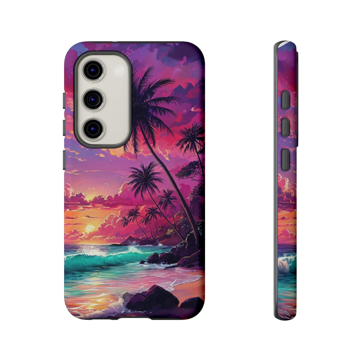 Sunset Paradise Beach - Phone Case
