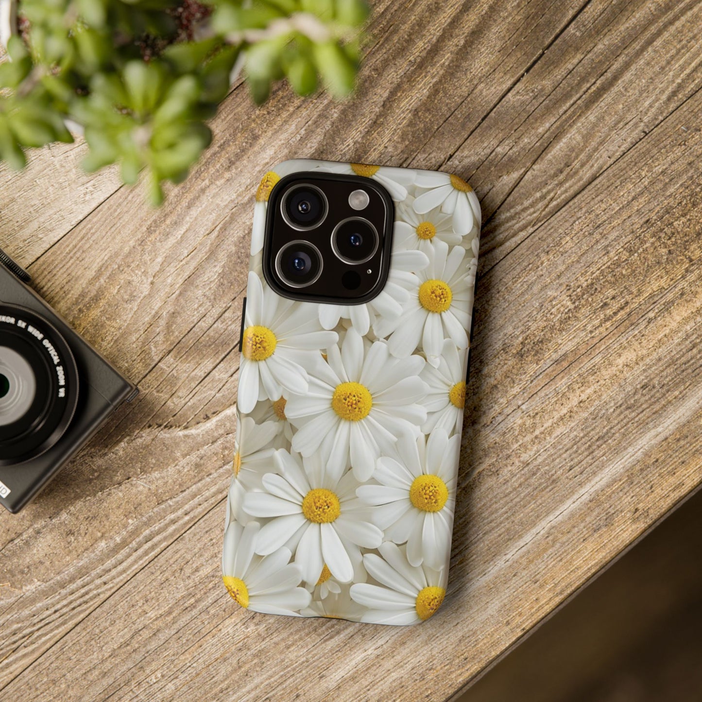 Blooming White Daisy - Phone Case