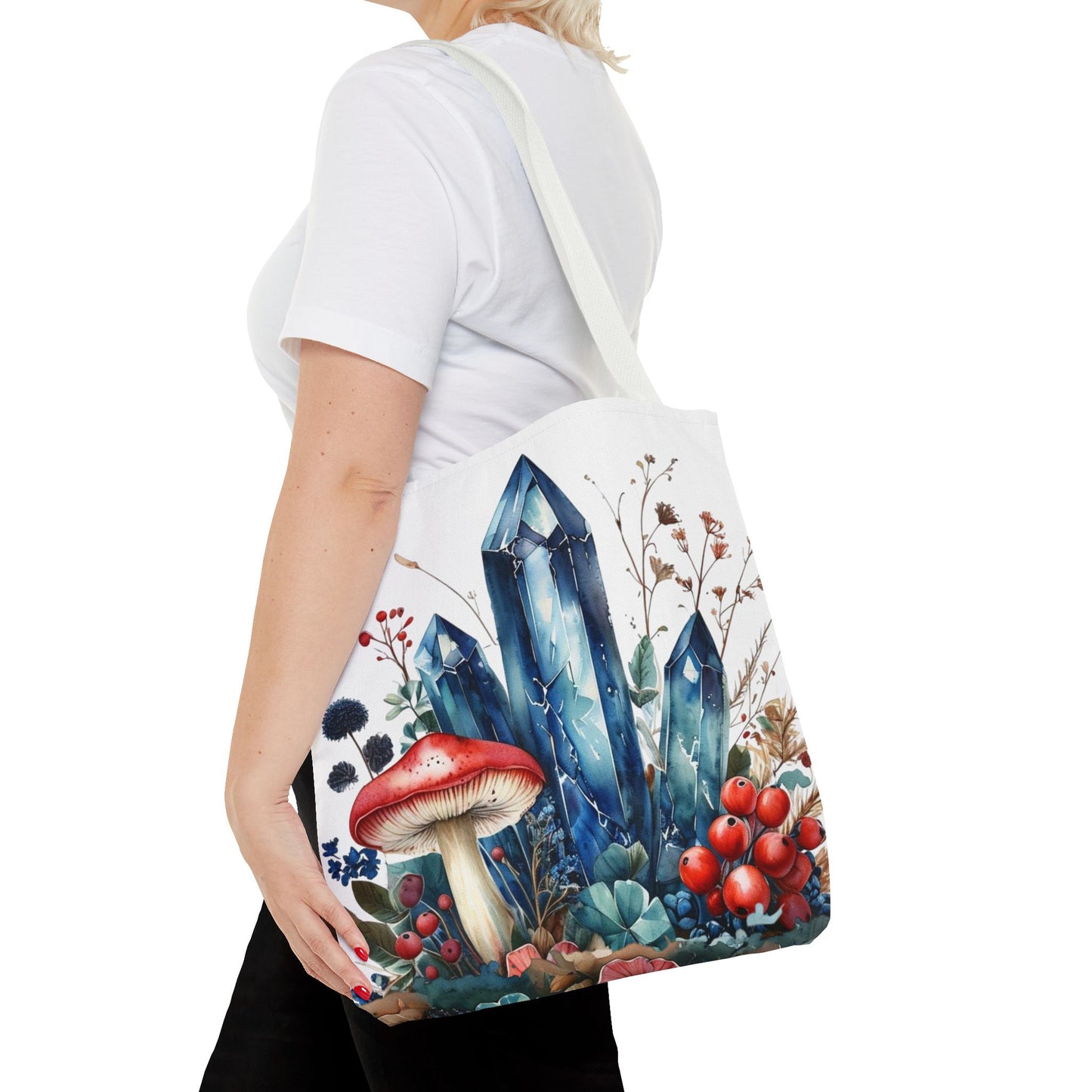 Whimsical Blue Crystals - Tote Bag