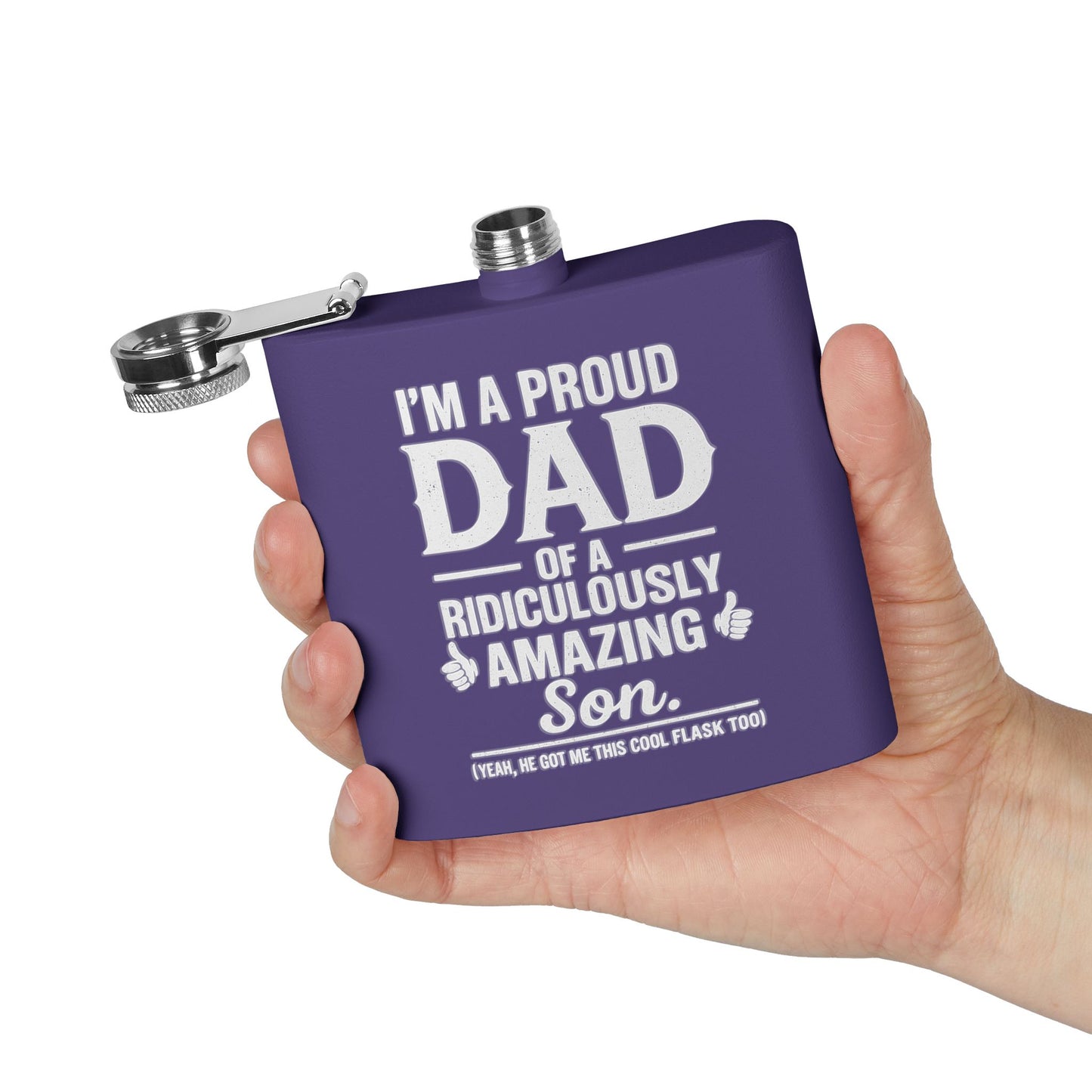 I’m A Proud Dad - Stainless Steel Flask