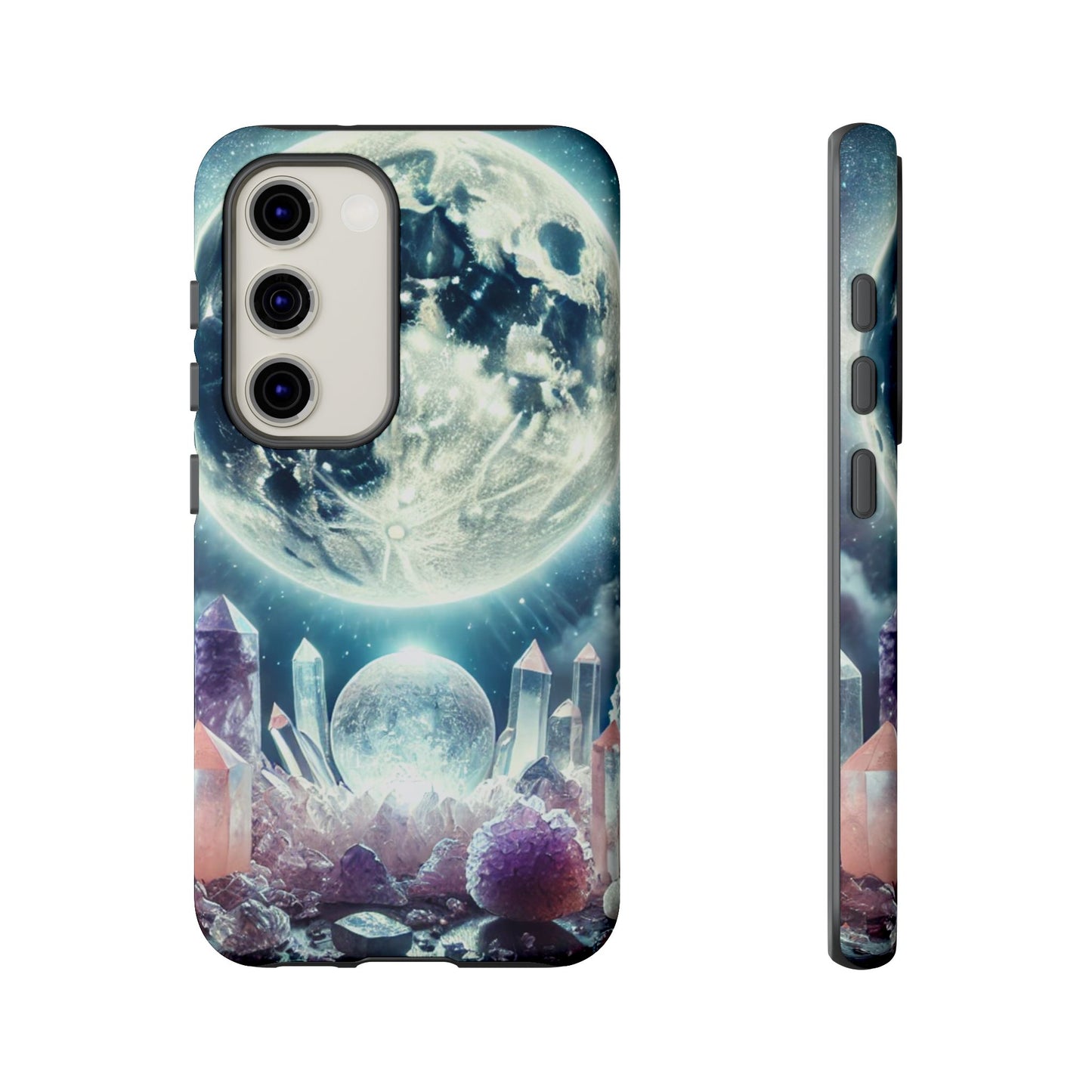Full Moon & Crystals - Phone Case