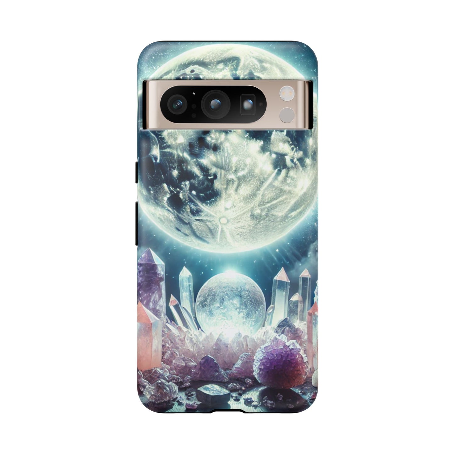 Full Moon & Crystals - Phone Case