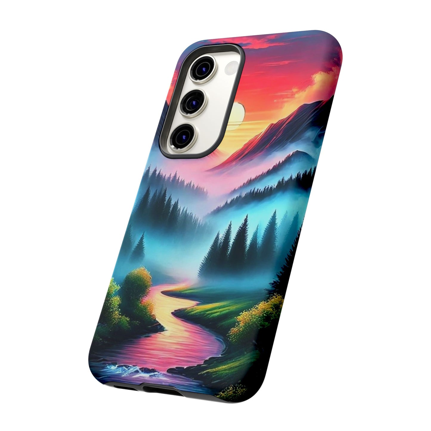 Misty Mountain River - Phone Case