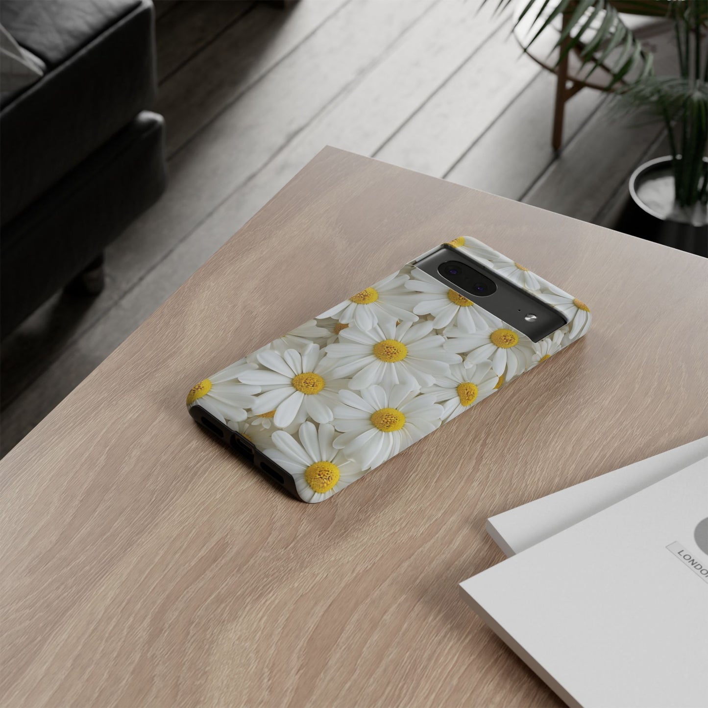 Blooming White Daisy - Phone Case