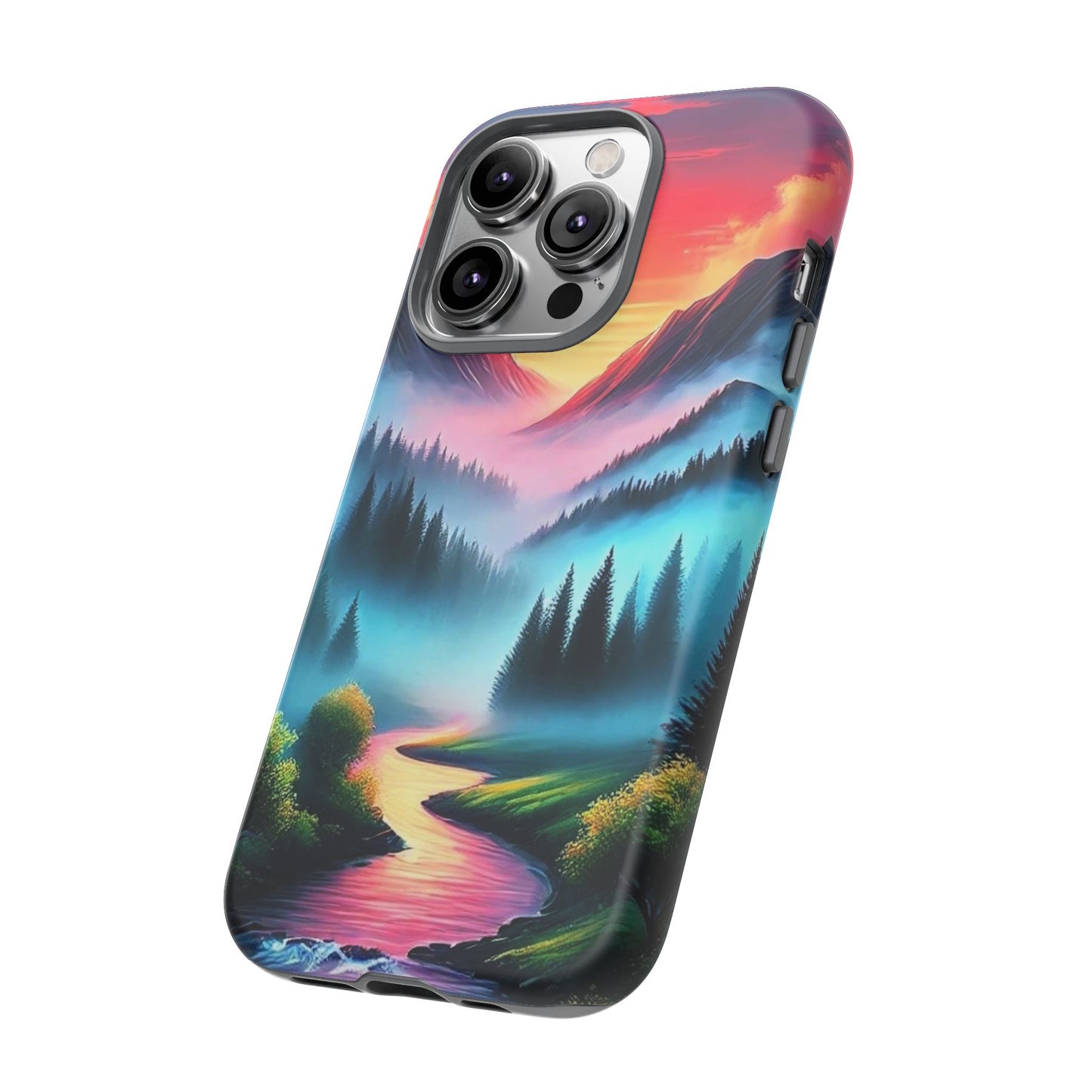 Misty Mountain River - Phone Case