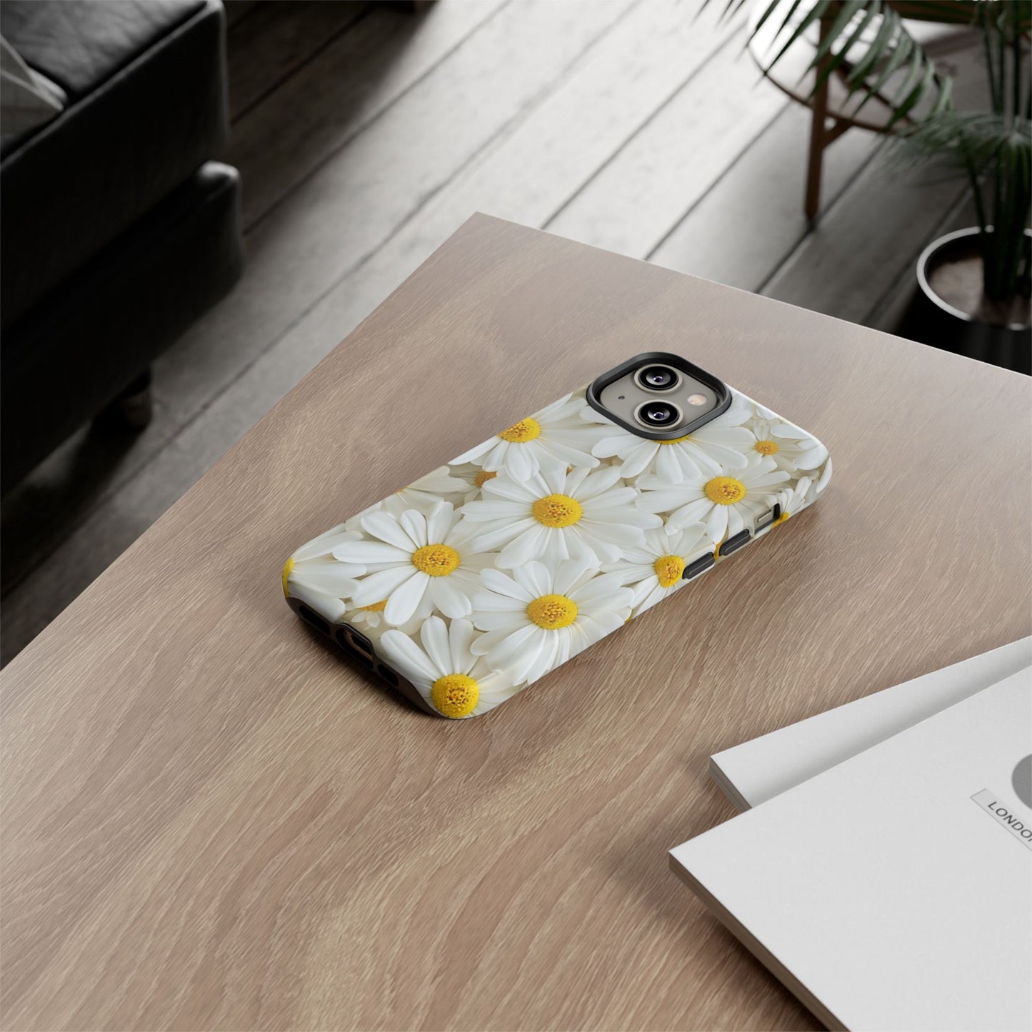 Blooming White Daisy - Phone Case
