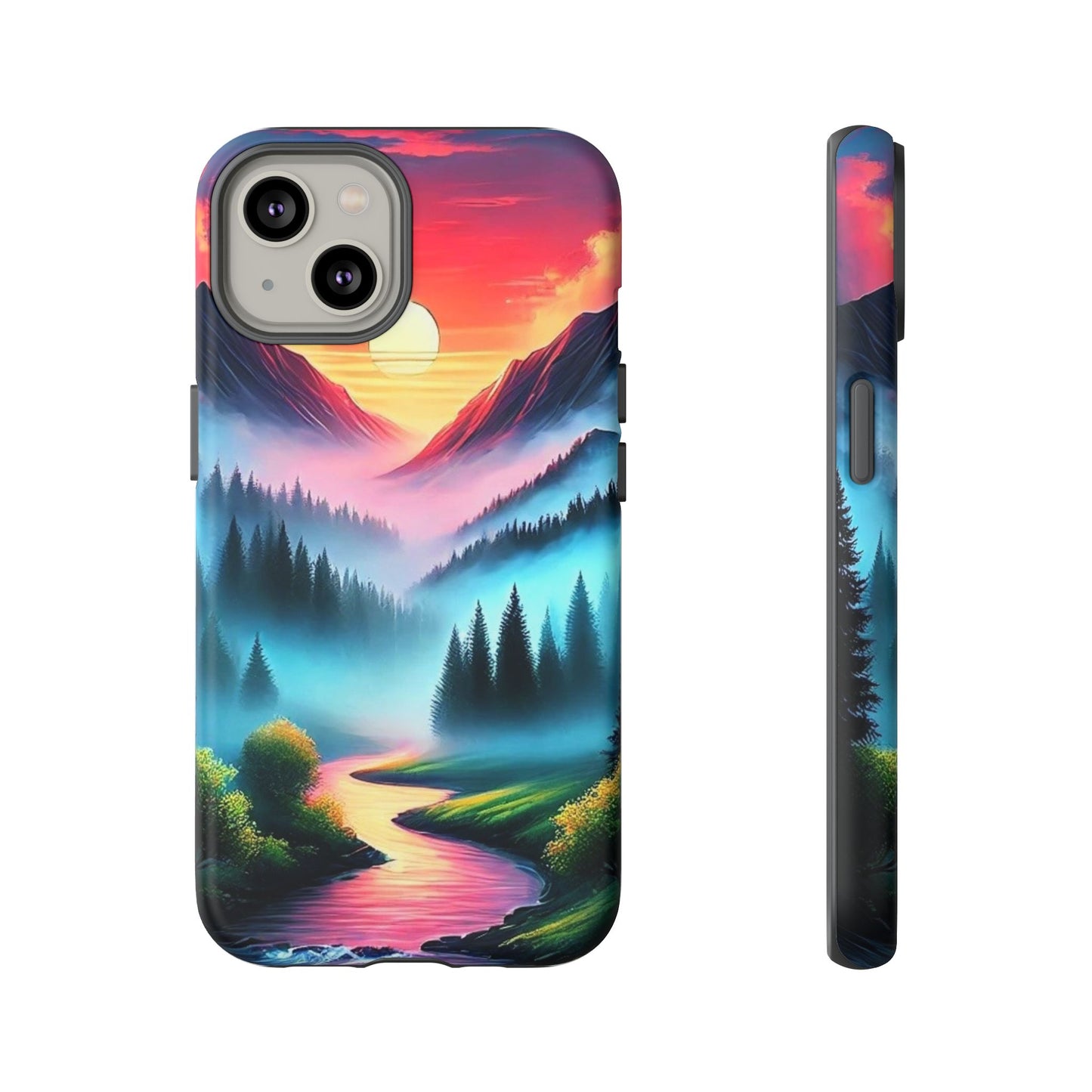 Misty Mountain River - Phone Case