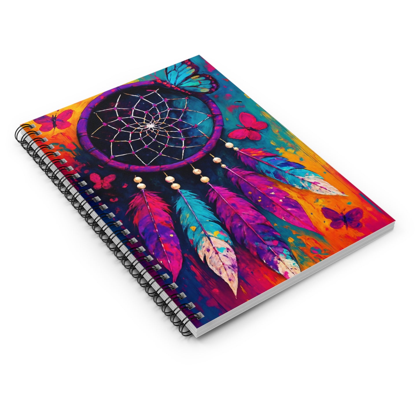 Catching Dreams & Doodles -Spiral Notebook