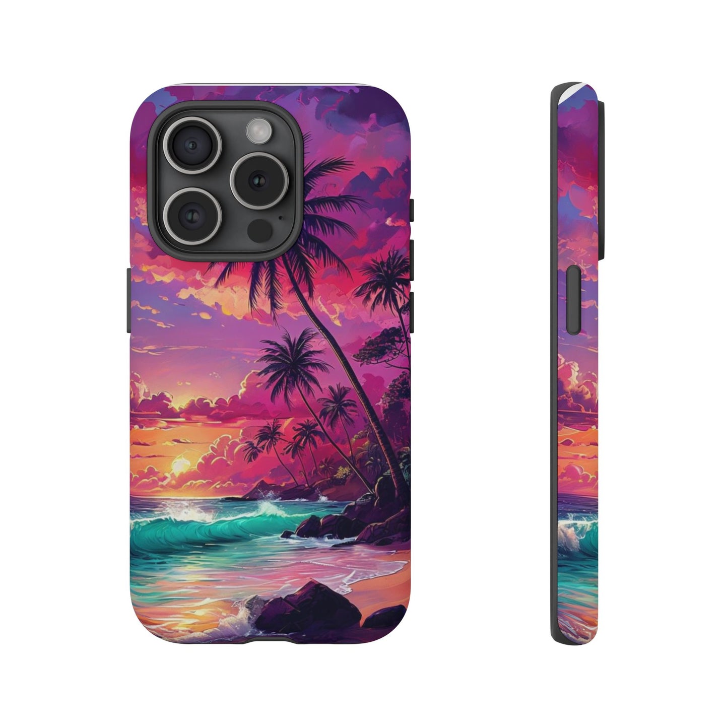 Sunset Paradise Beach - Phone Case