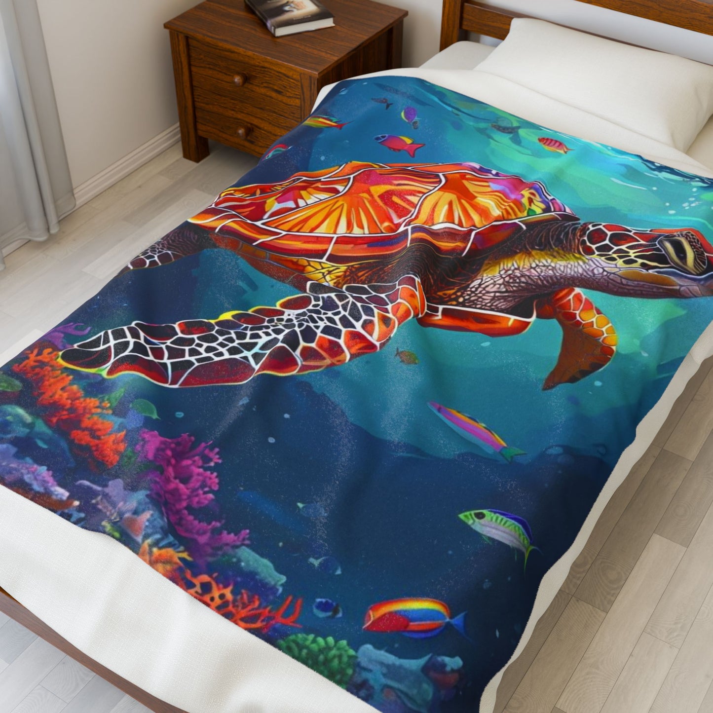 Sea Turtle - Plush Blanket