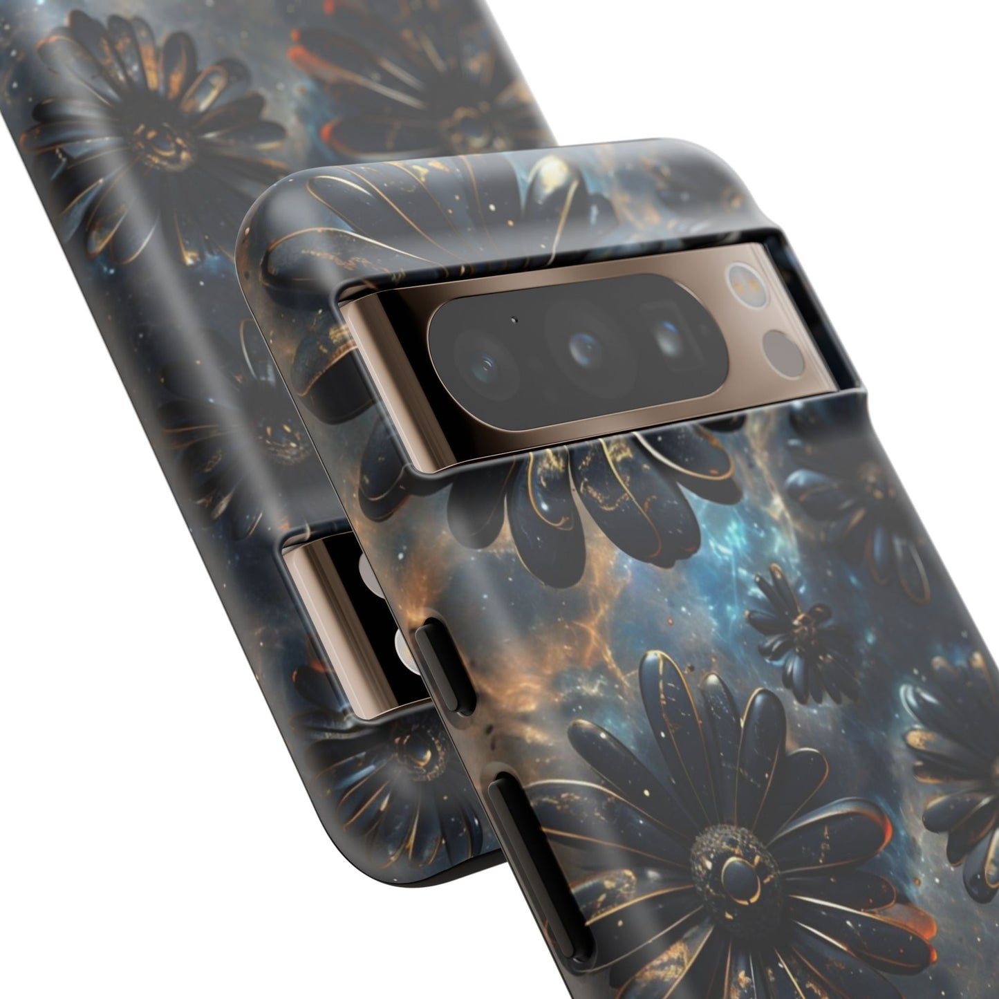 Galactic Black Daisy - Phone Case