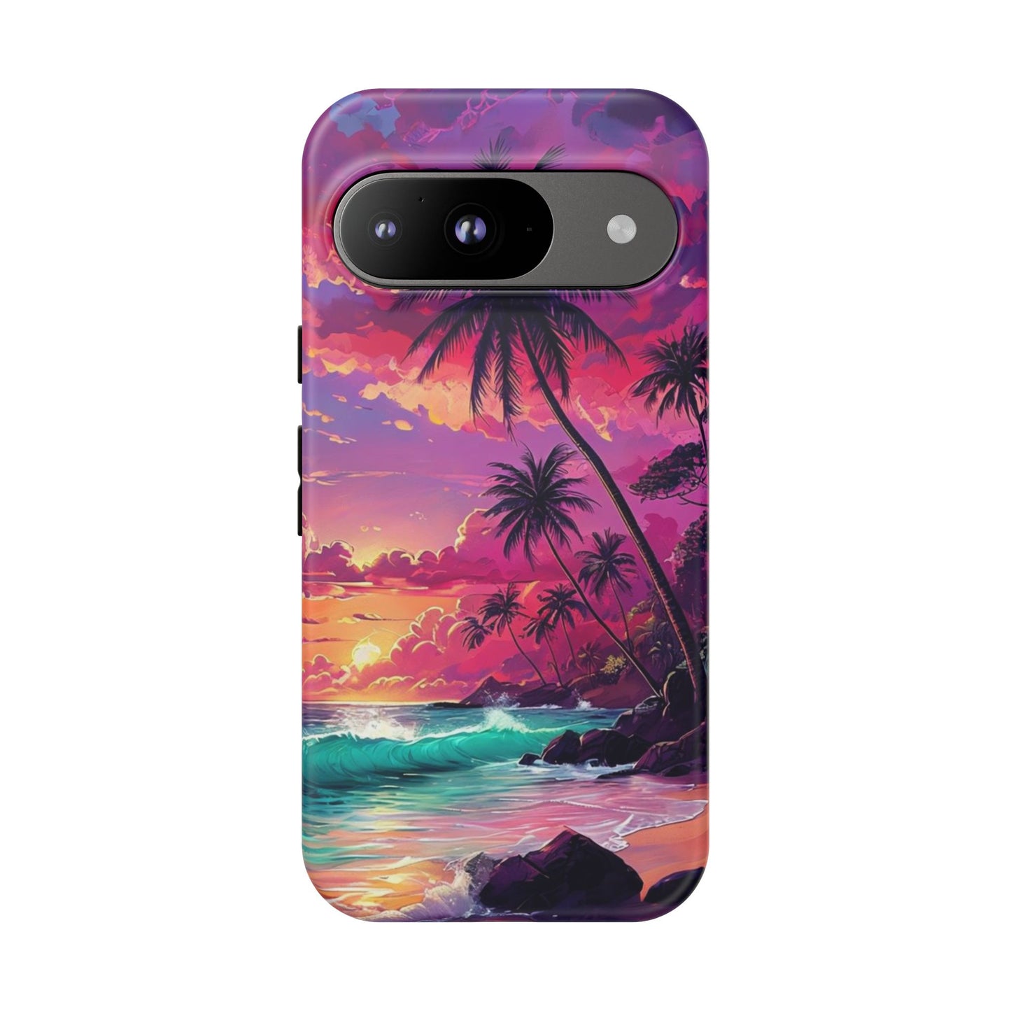 Sunset Paradise Beach - Phone Case