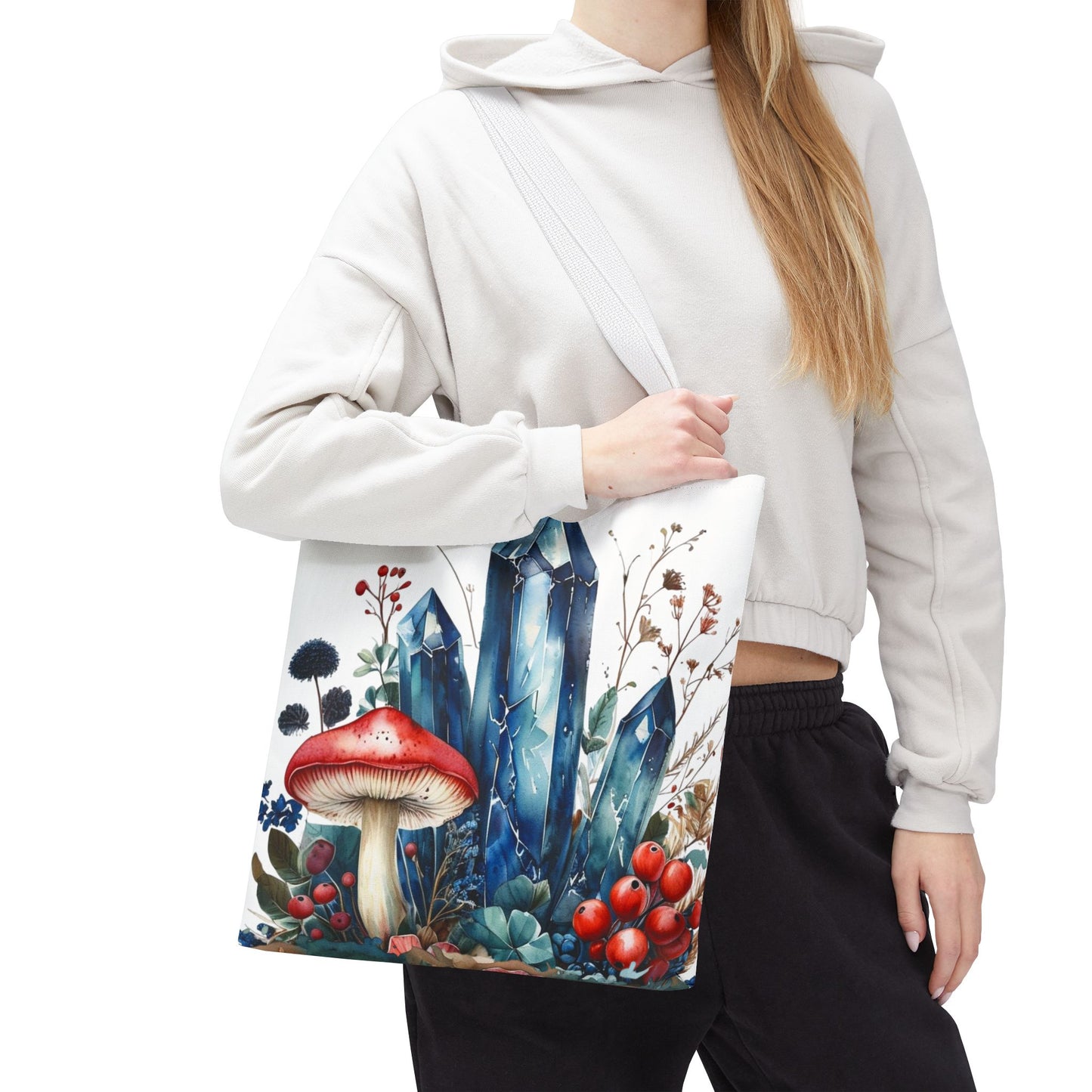 Whimsical Blue Crystals - Tote Bag