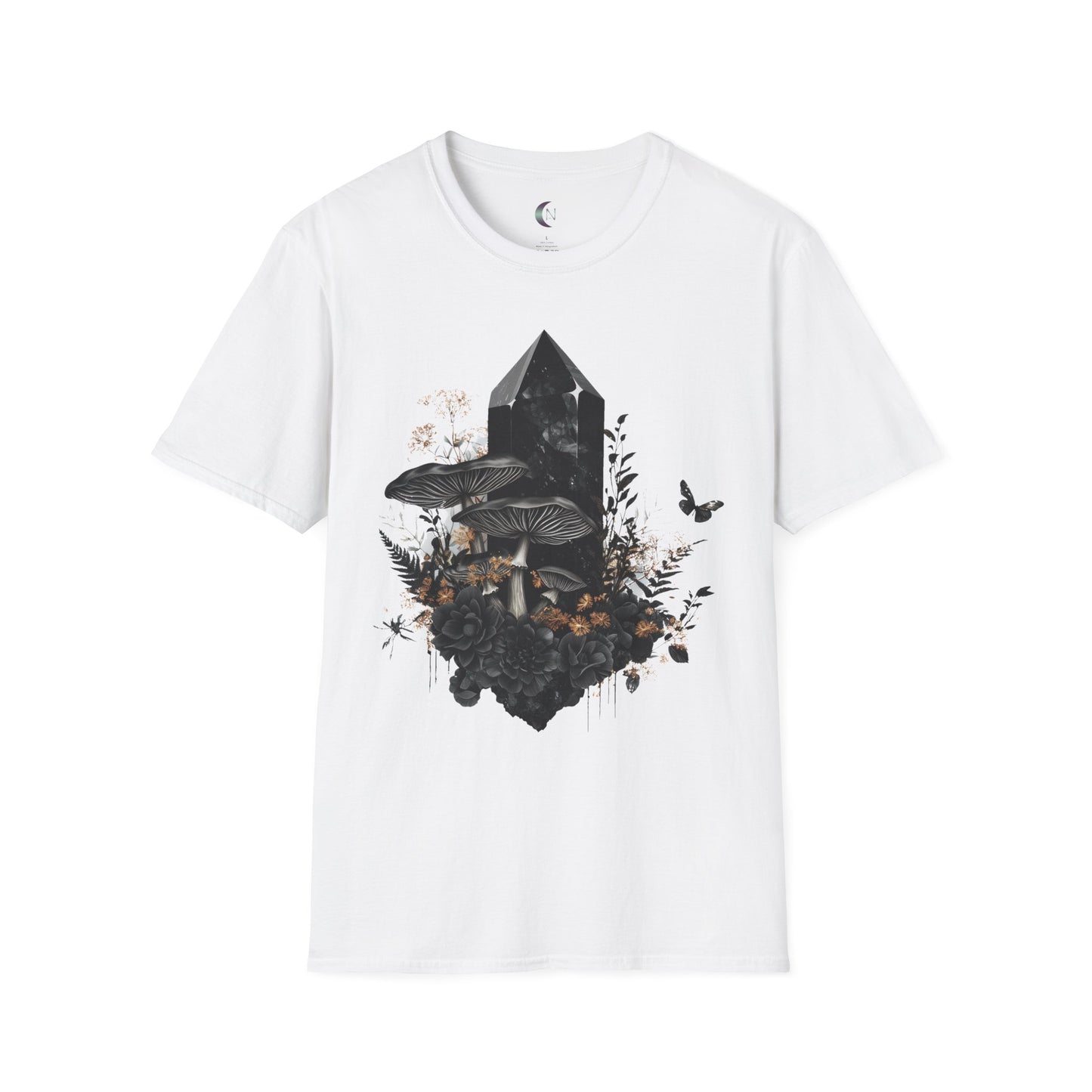 Black Crystal - Unisex Softstyle T-Shirt