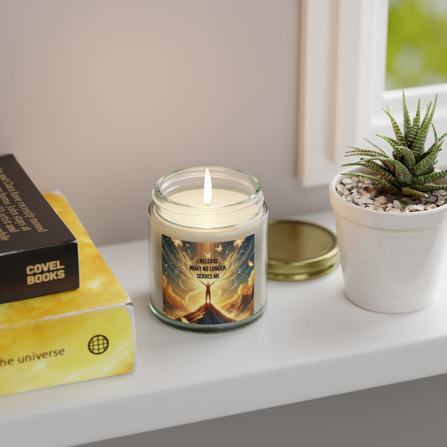 Letting Go Affirmation - Candle